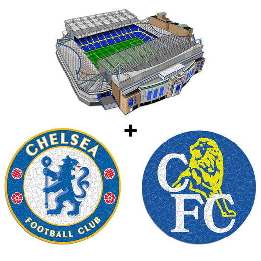3 PACK Chelsea FC® Crest + Retro Crest + Stamford Bridge