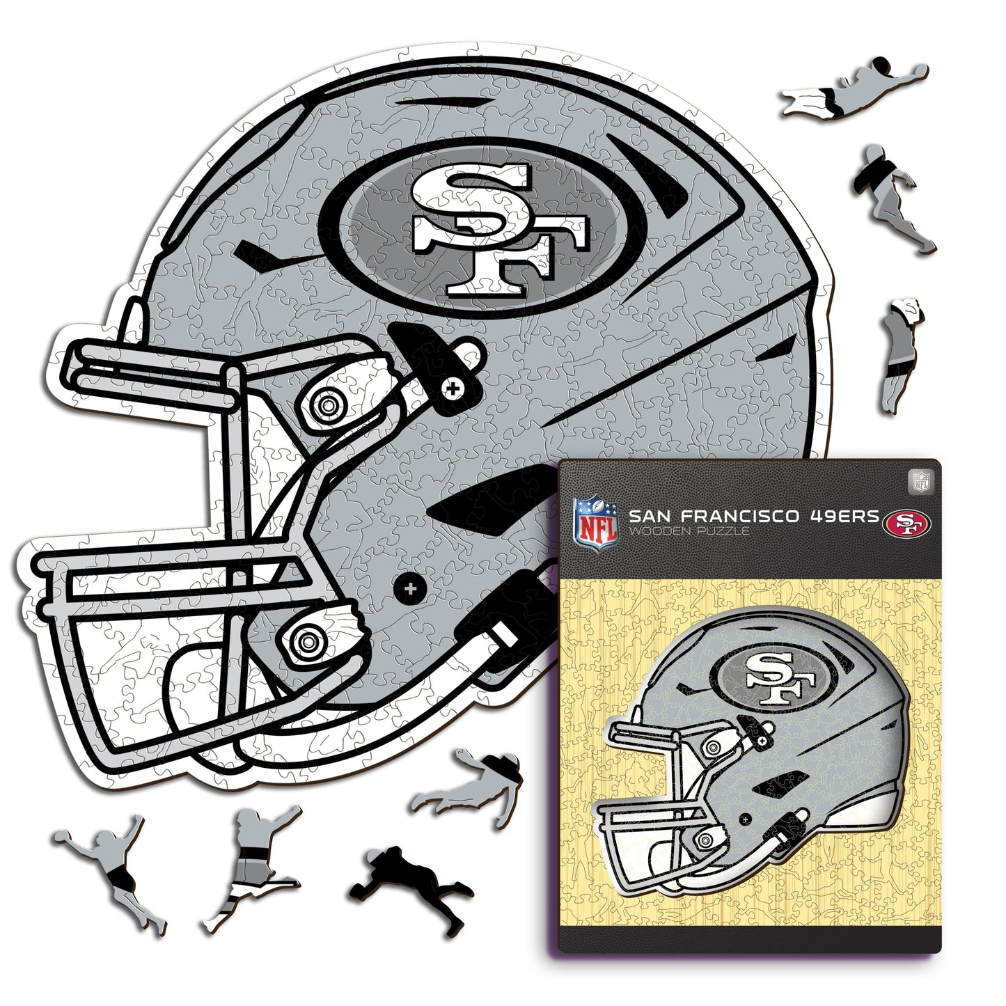 San Francisco 49ers™ Helmet - Wooden Puzzle