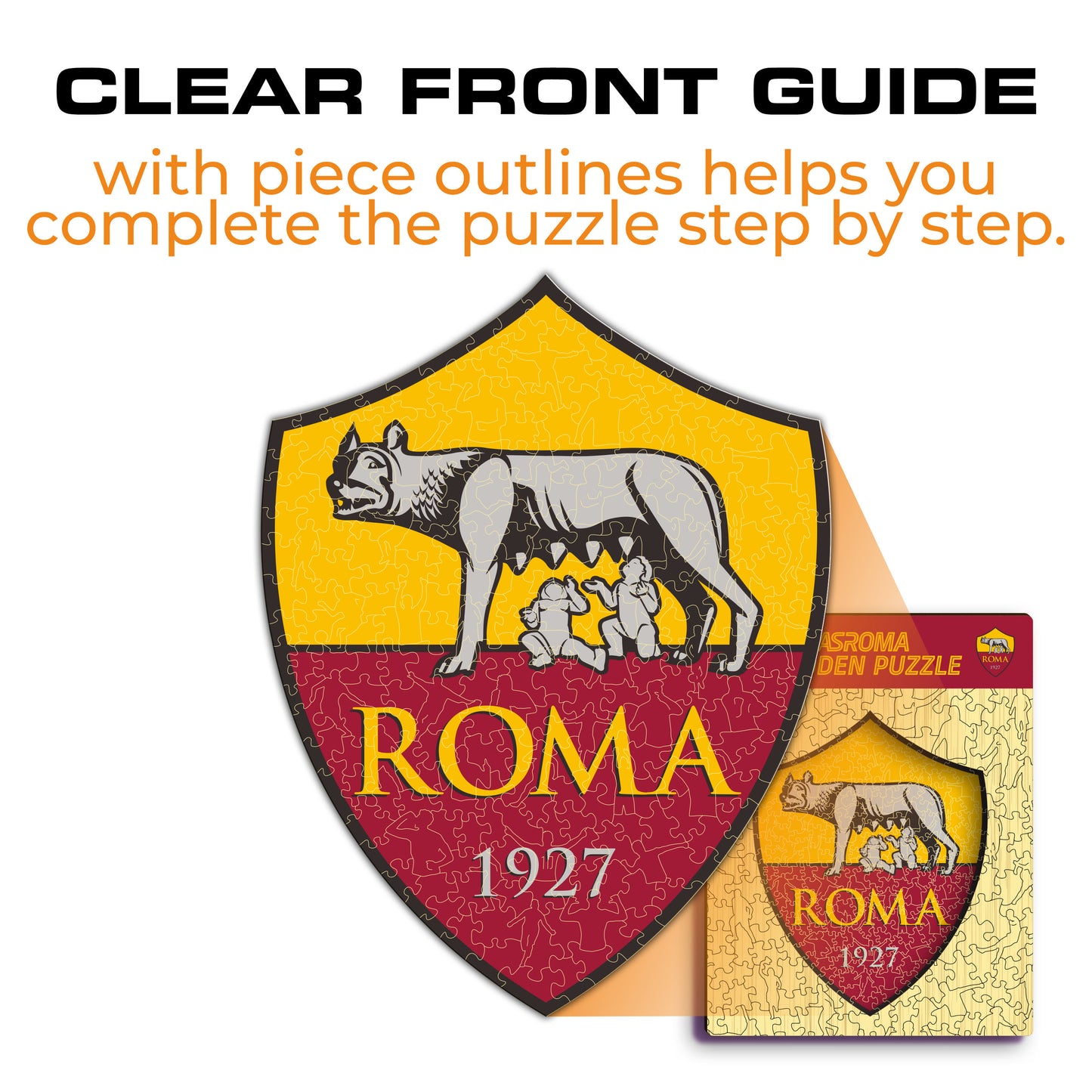 AS Roma® Crest - Official Wooden Puzzle
