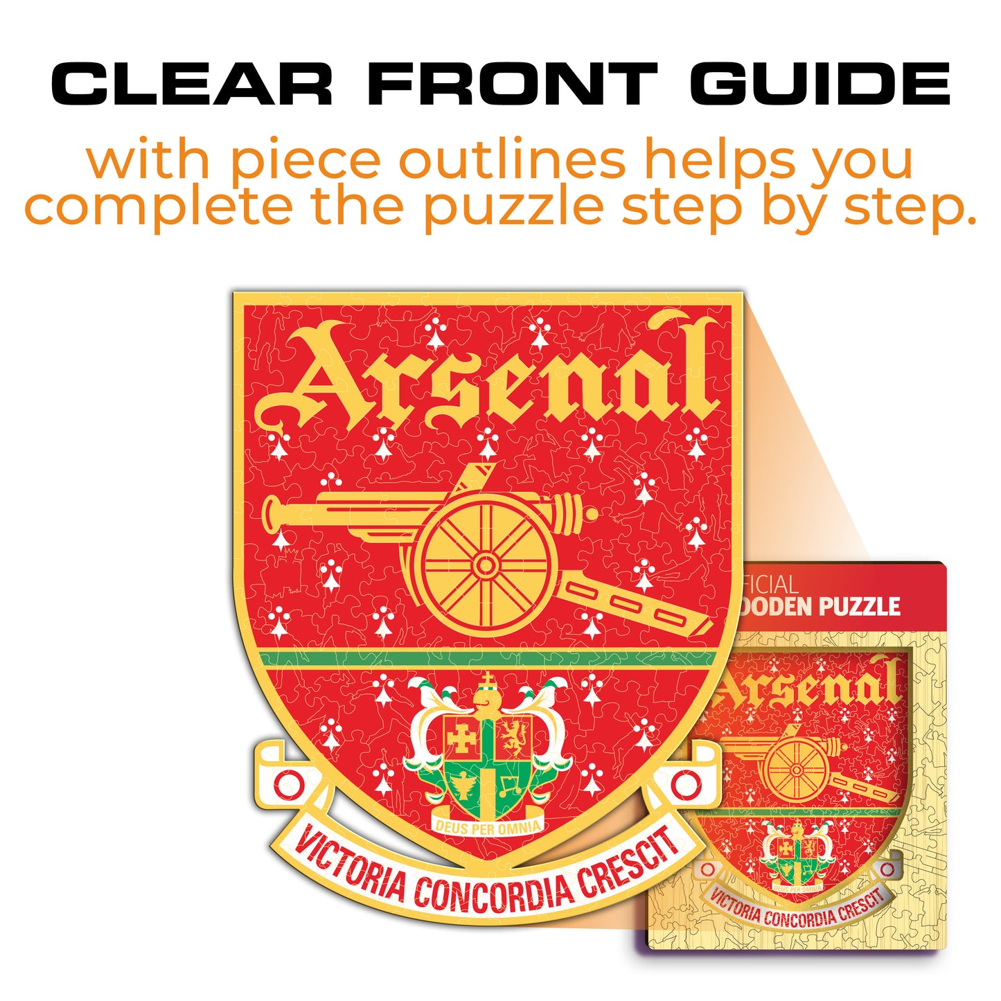 Arsenal FC® Retro Crest - Wooden Puzzle