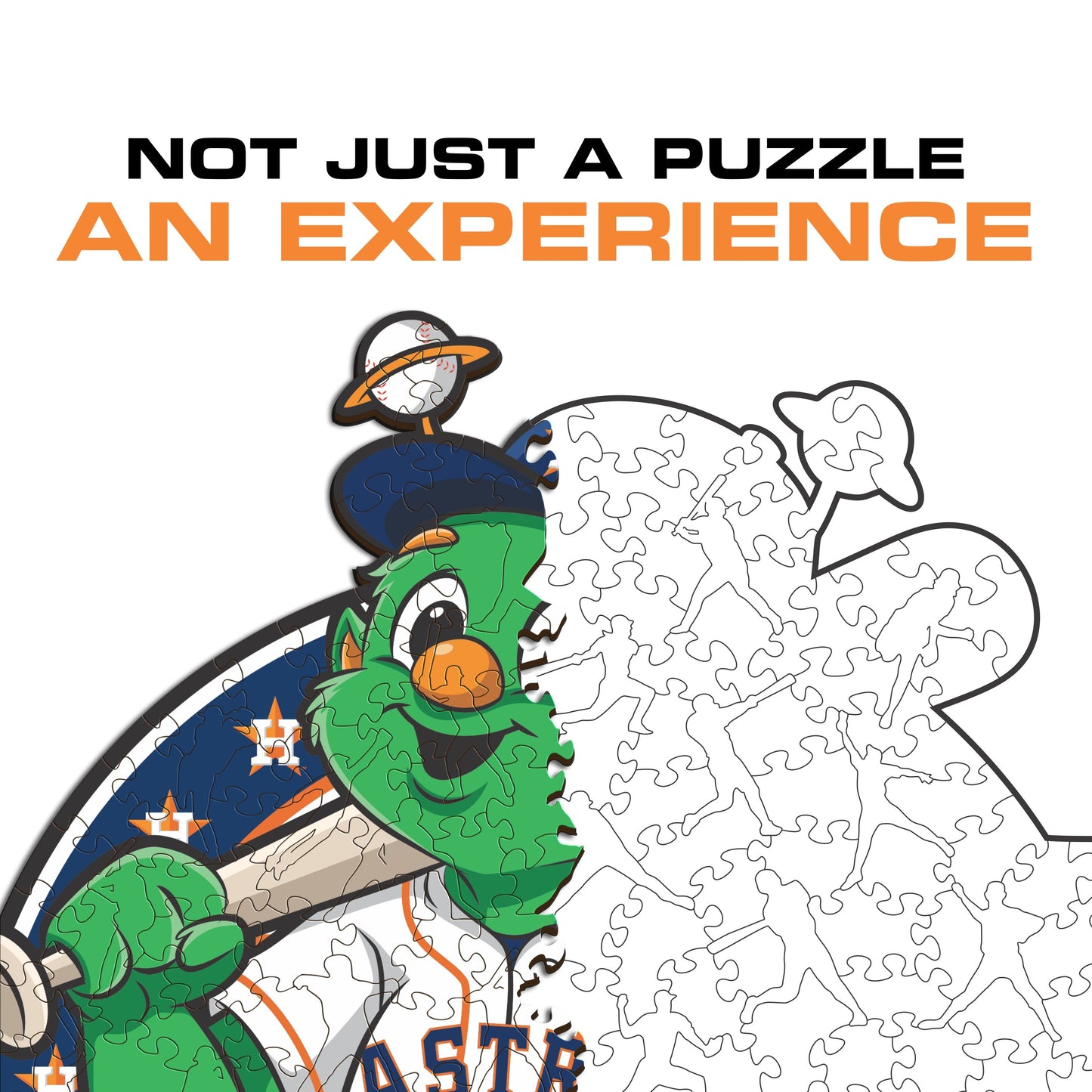 Houston Astros™ Mascot - Wooden Puzzle