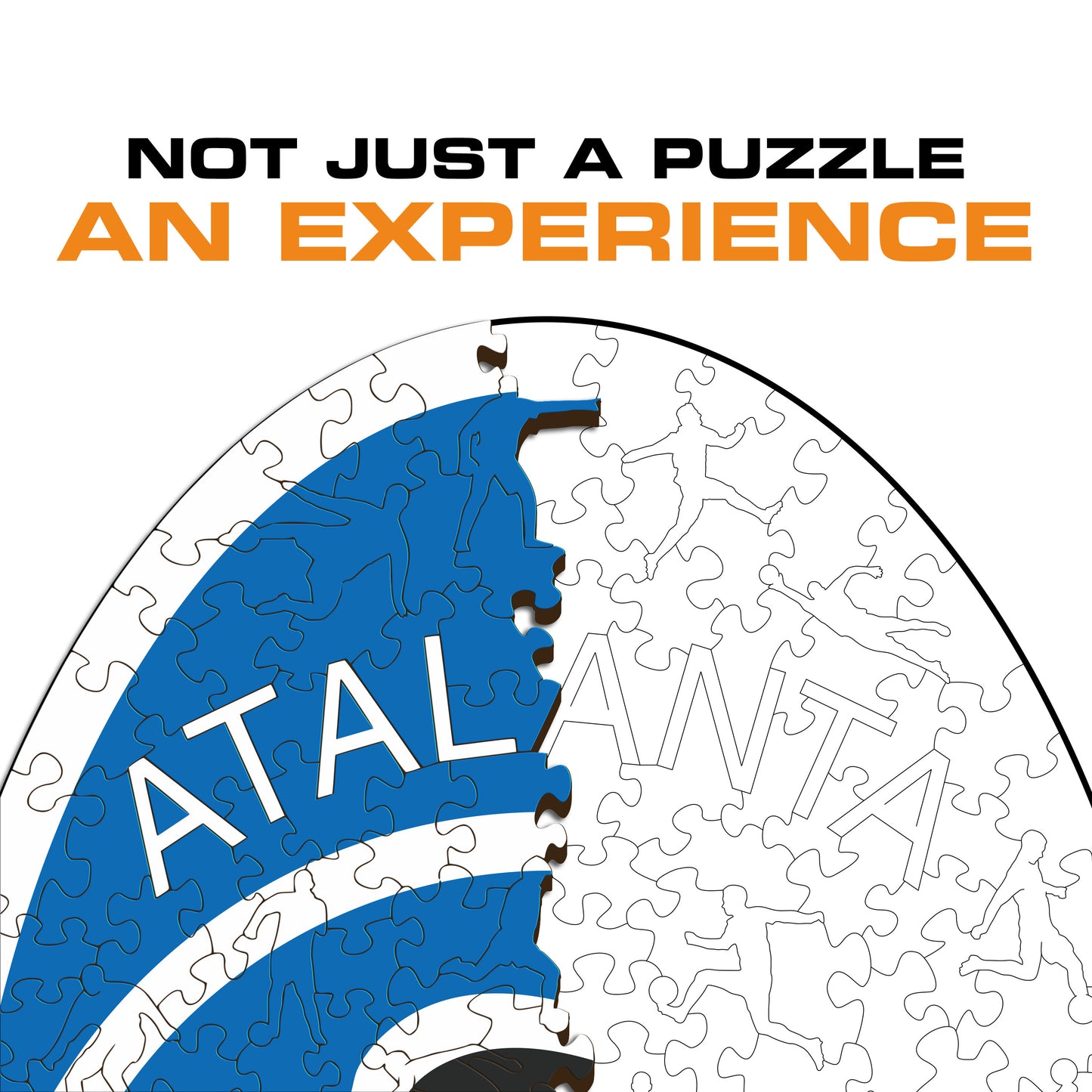 Atalanta BC® Crest - Wooden Puzzle