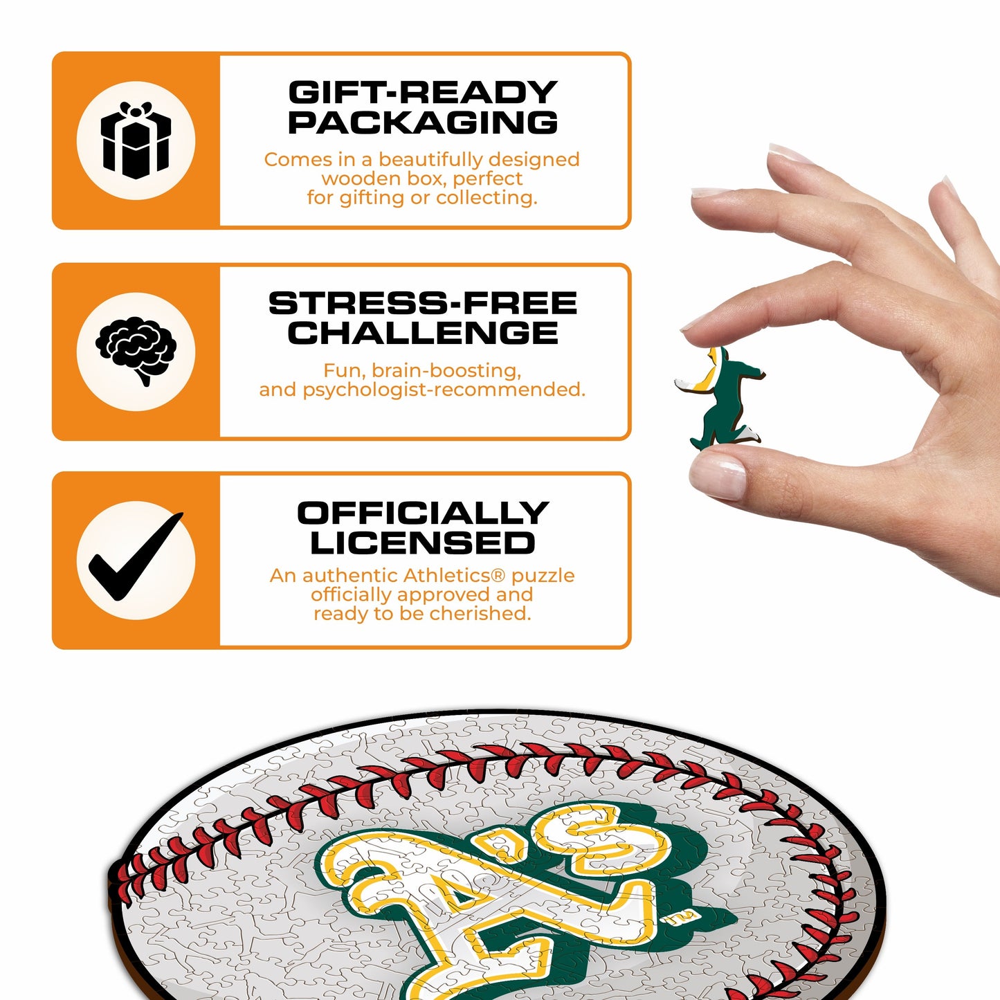 Oakland Athletics™ - Wooden Puzzle