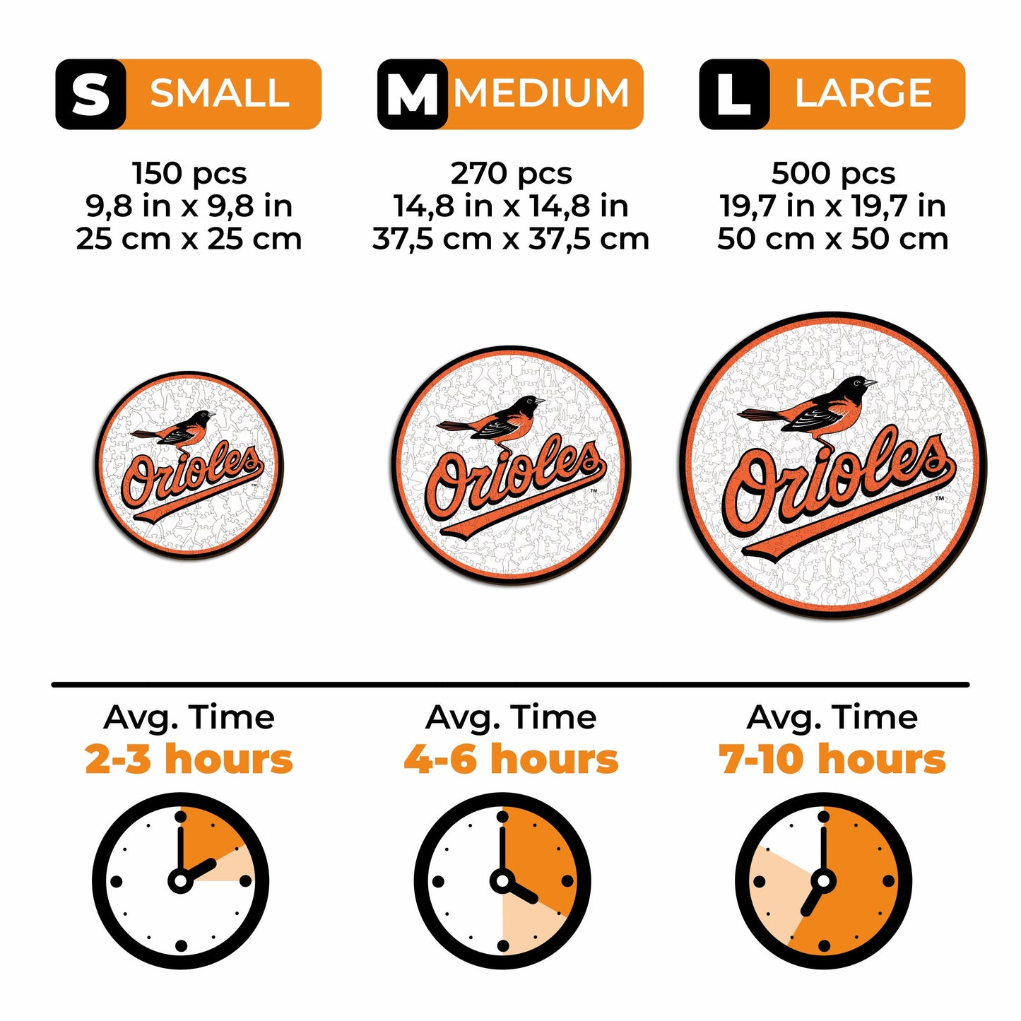 Baltimore Orioles™ Crest - Wooden Puzzle