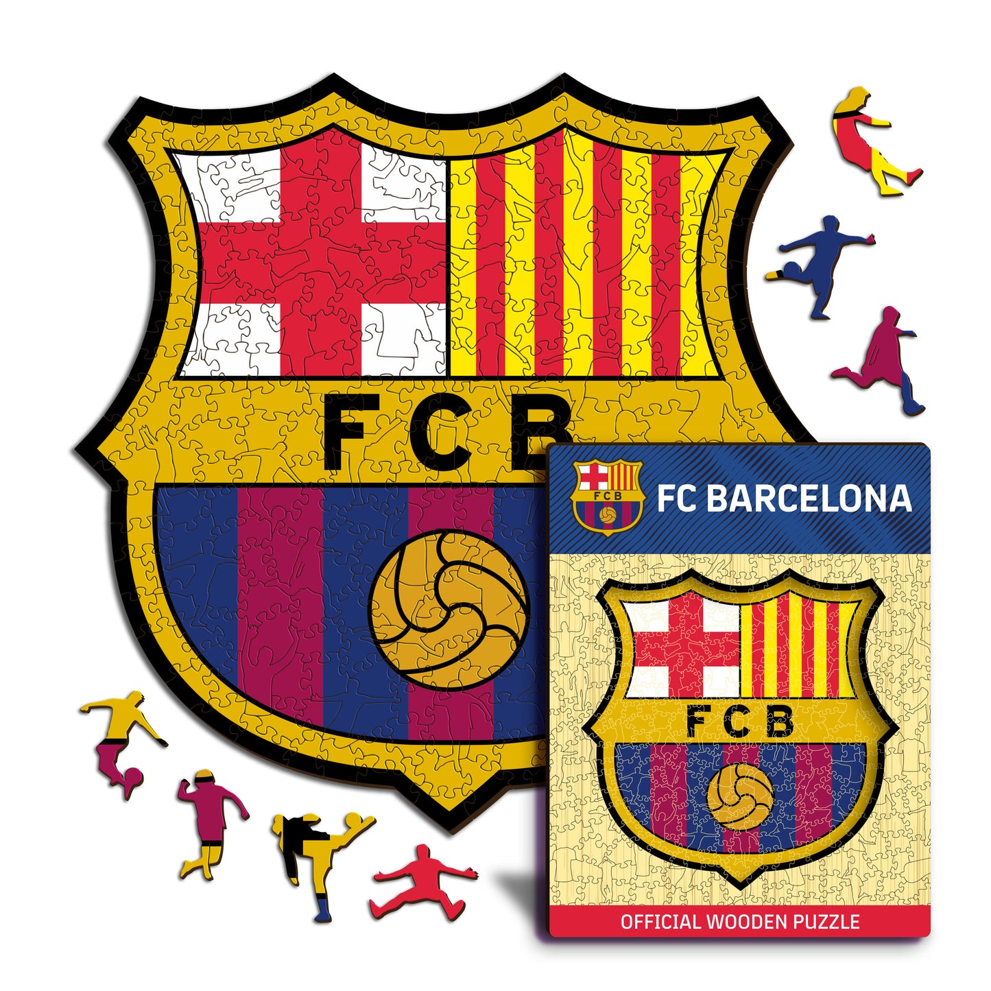 FC Barcelona® Crest - Wooden Puzzle