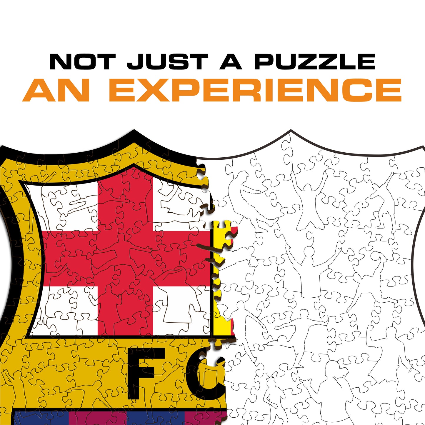 FC Barcelona® Crest - Wooden Puzzle