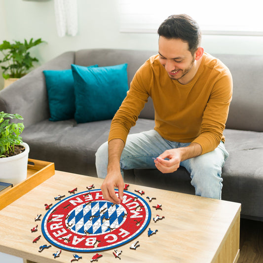 FC Bayern Munich® Crest - Wooden Puzzle