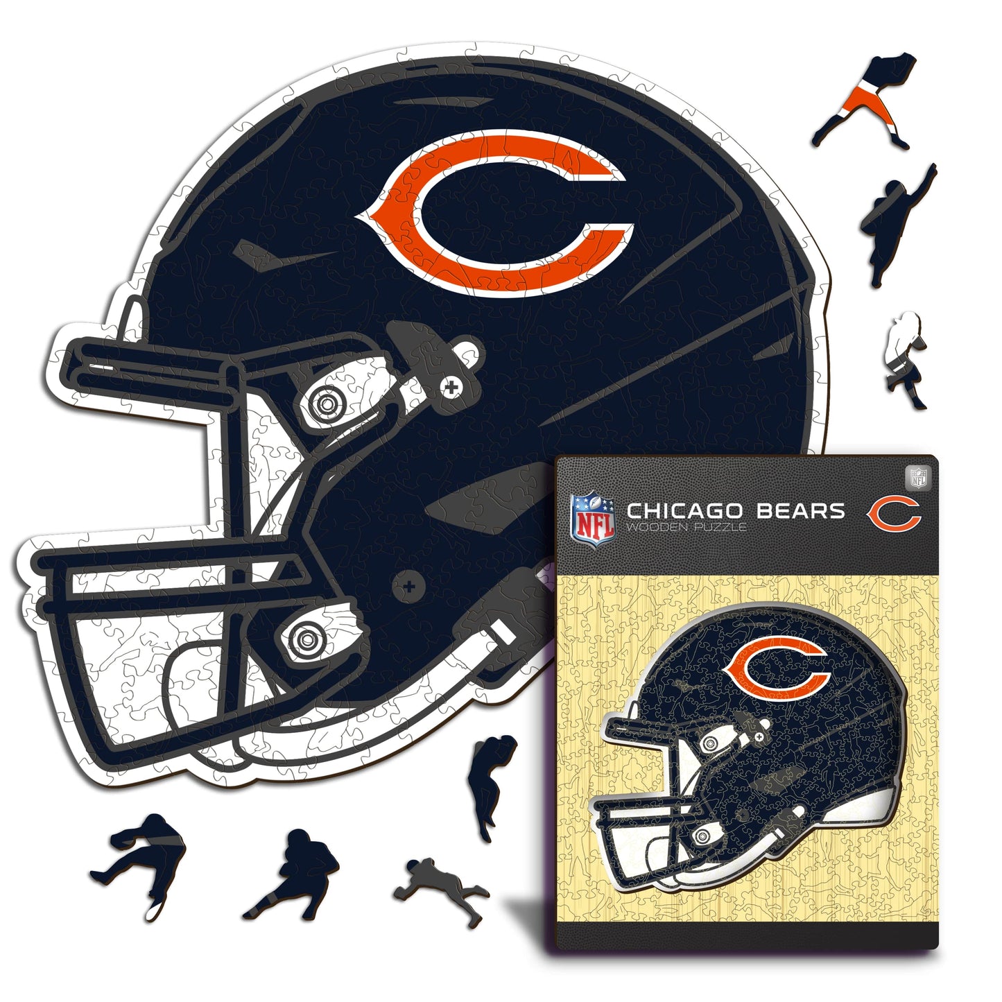 Chicago Bears™ Helmet - Wooden Puzzle