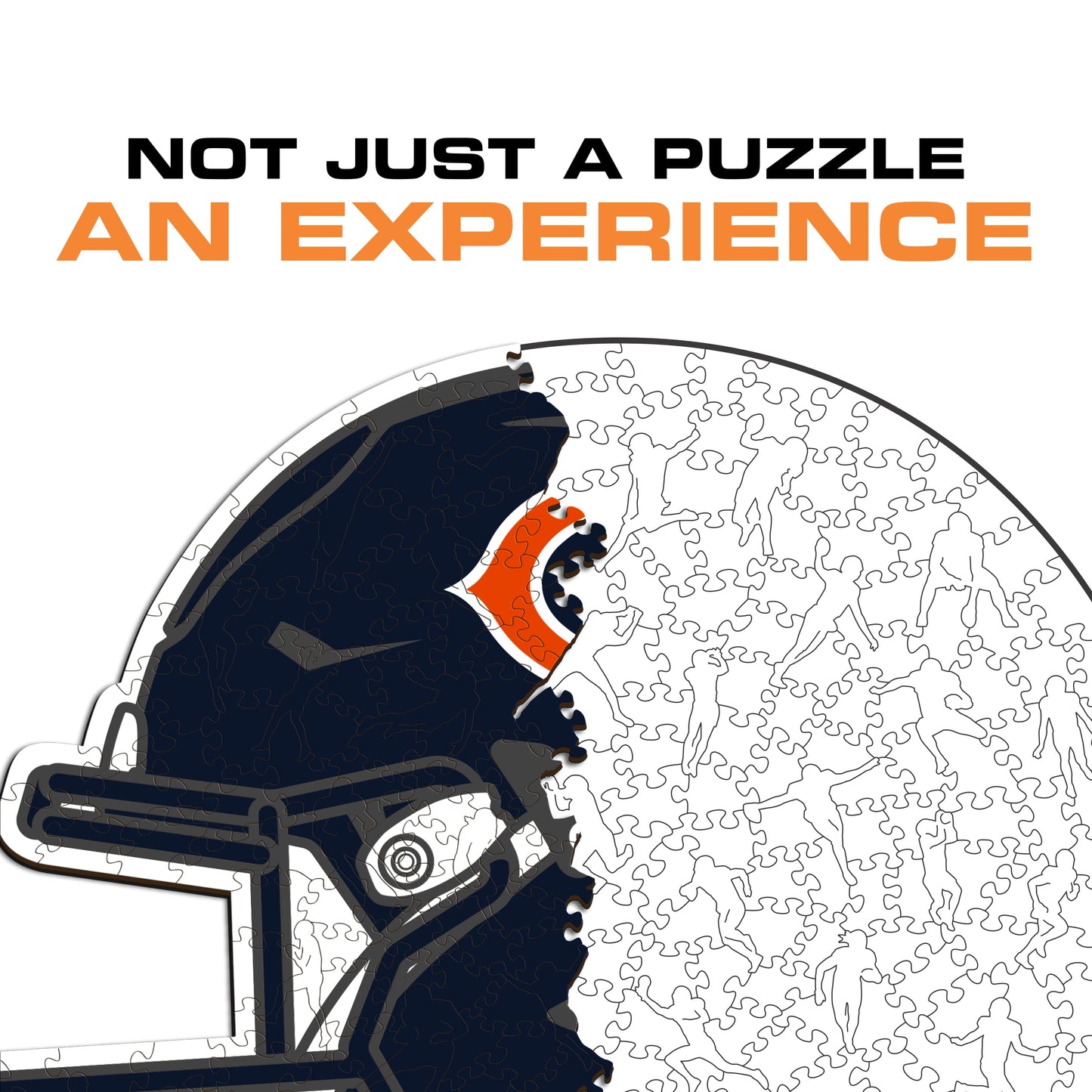 Chicago Bears™ Helmet - Wooden Puzzle