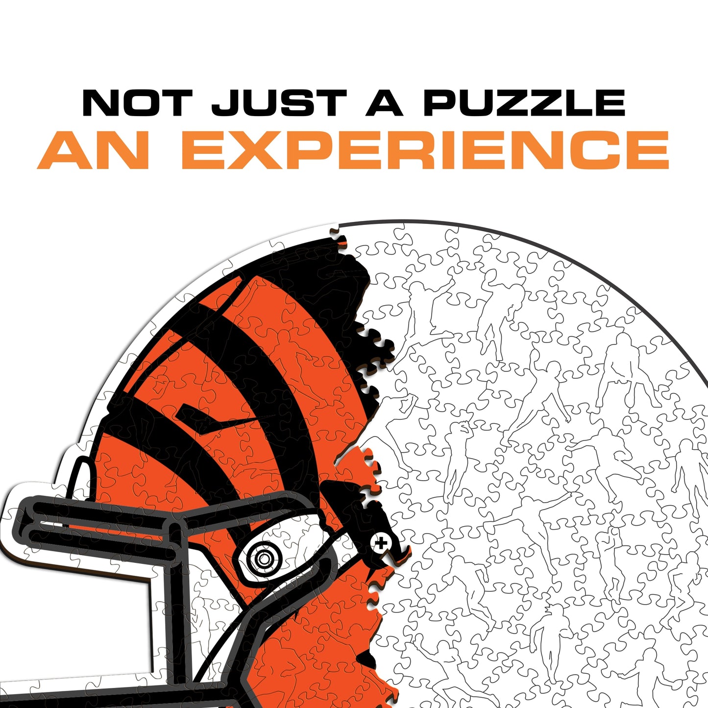Cincinnati Bengals™ Helmet - Wooden Puzzle