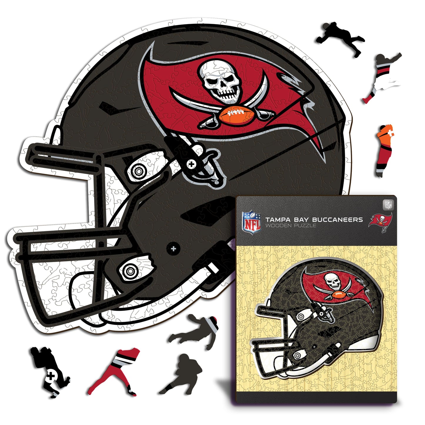 Tampa Bay Buccaneers™ Helmet - Wooden Puzzle