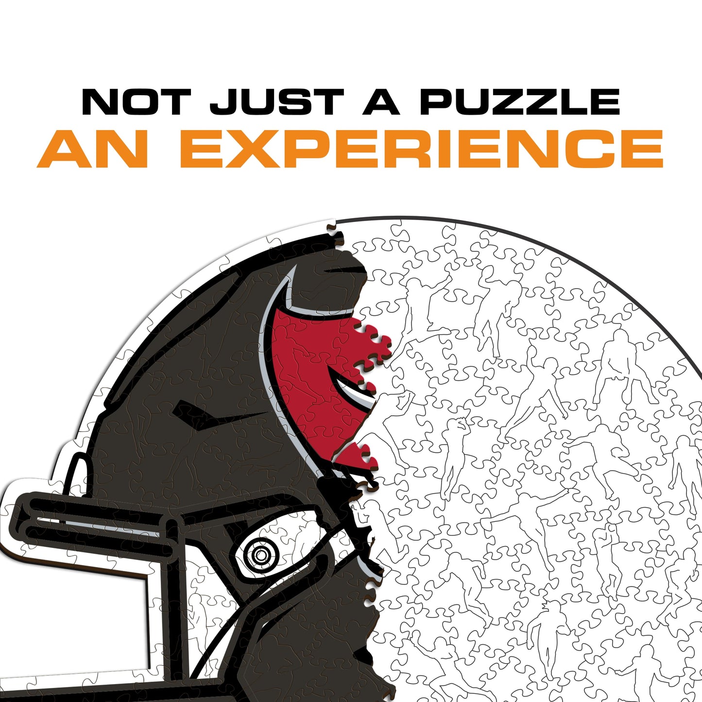 Tampa Bay Buccaneers™ Helmet - Wooden Puzzle
