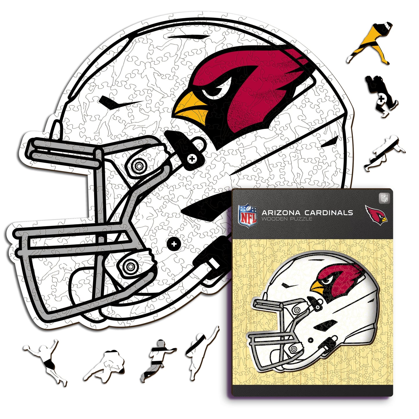 Arizona Cardinals™ Helmet - Wooden Puzzle