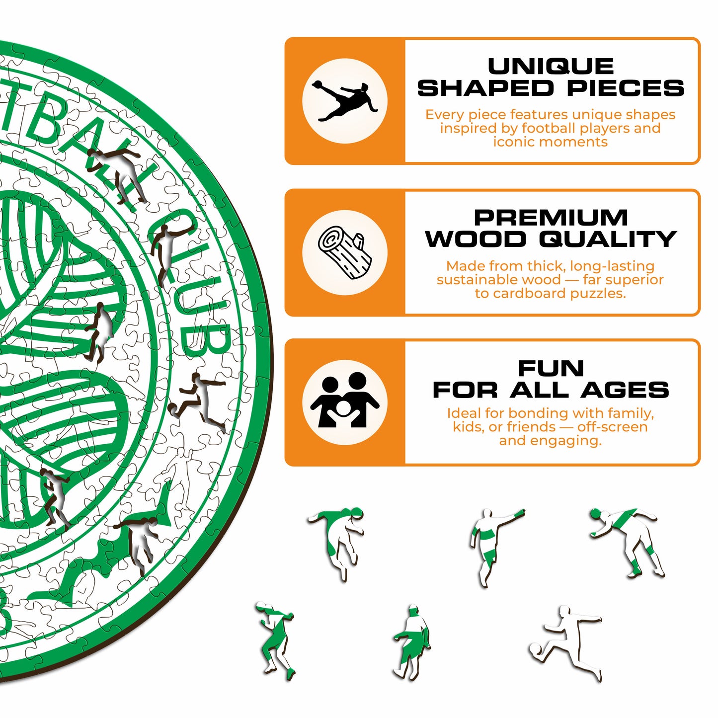Celtic FC® Crest - Wooden Puzzle