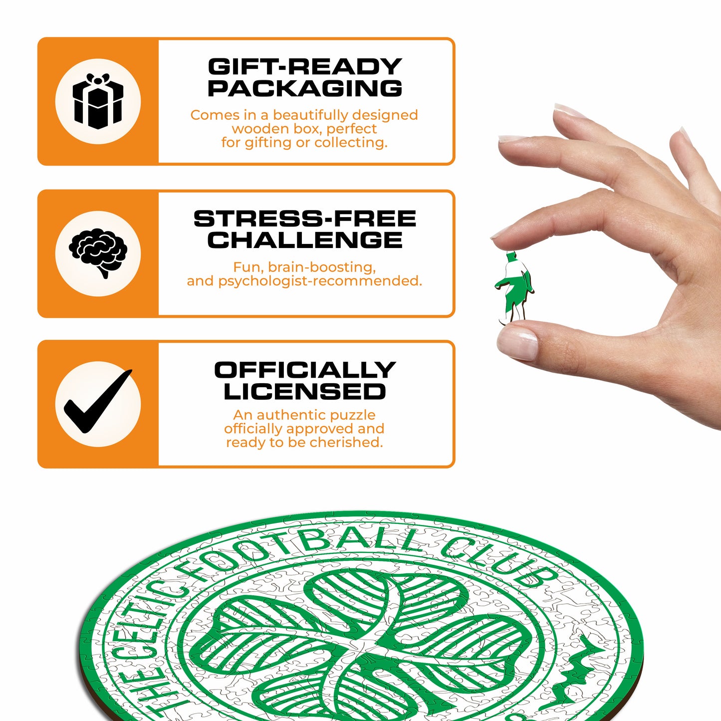 Celtic FC® Crest - Wooden Puzzle