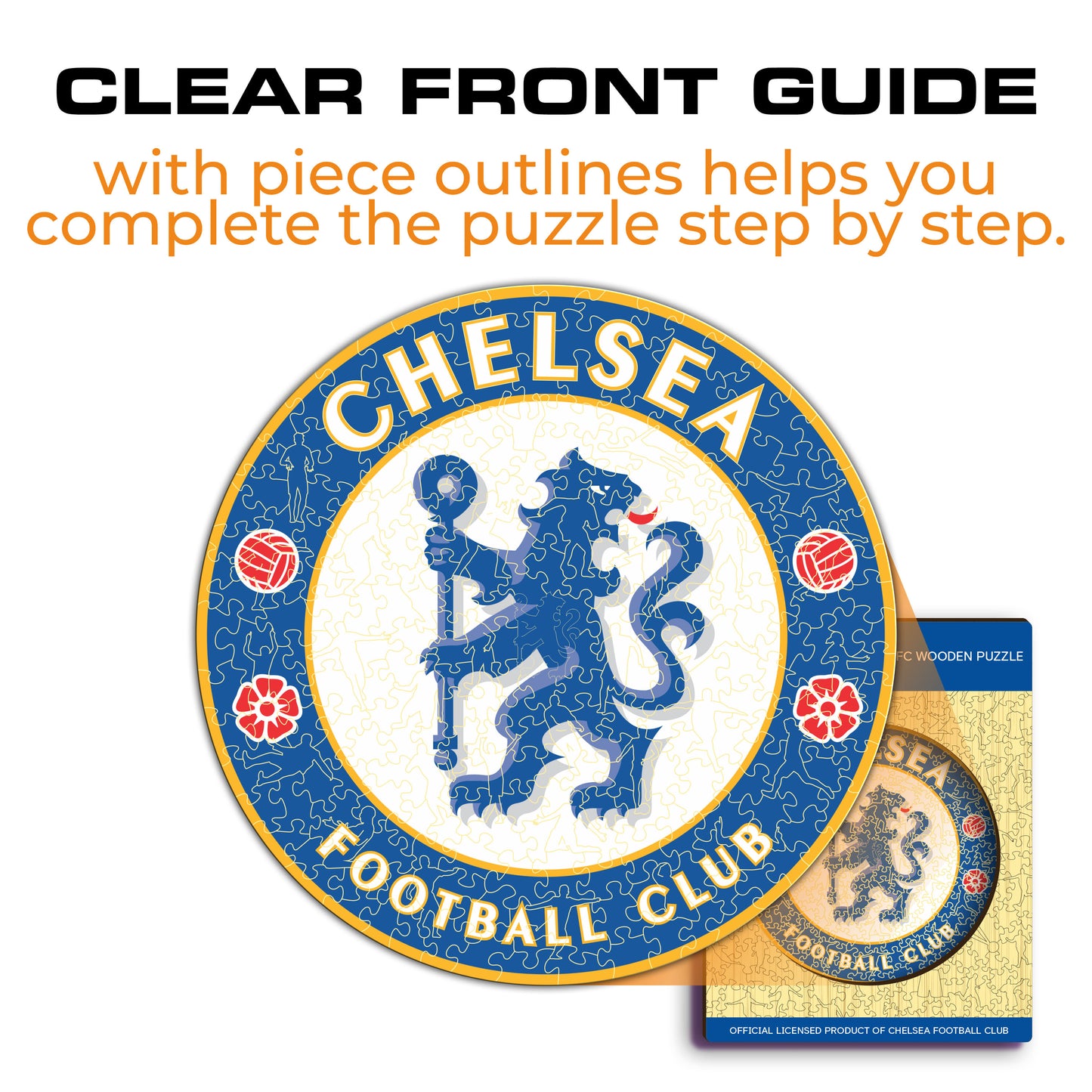 Chelsea FC® Crest - Wooden Puzzle