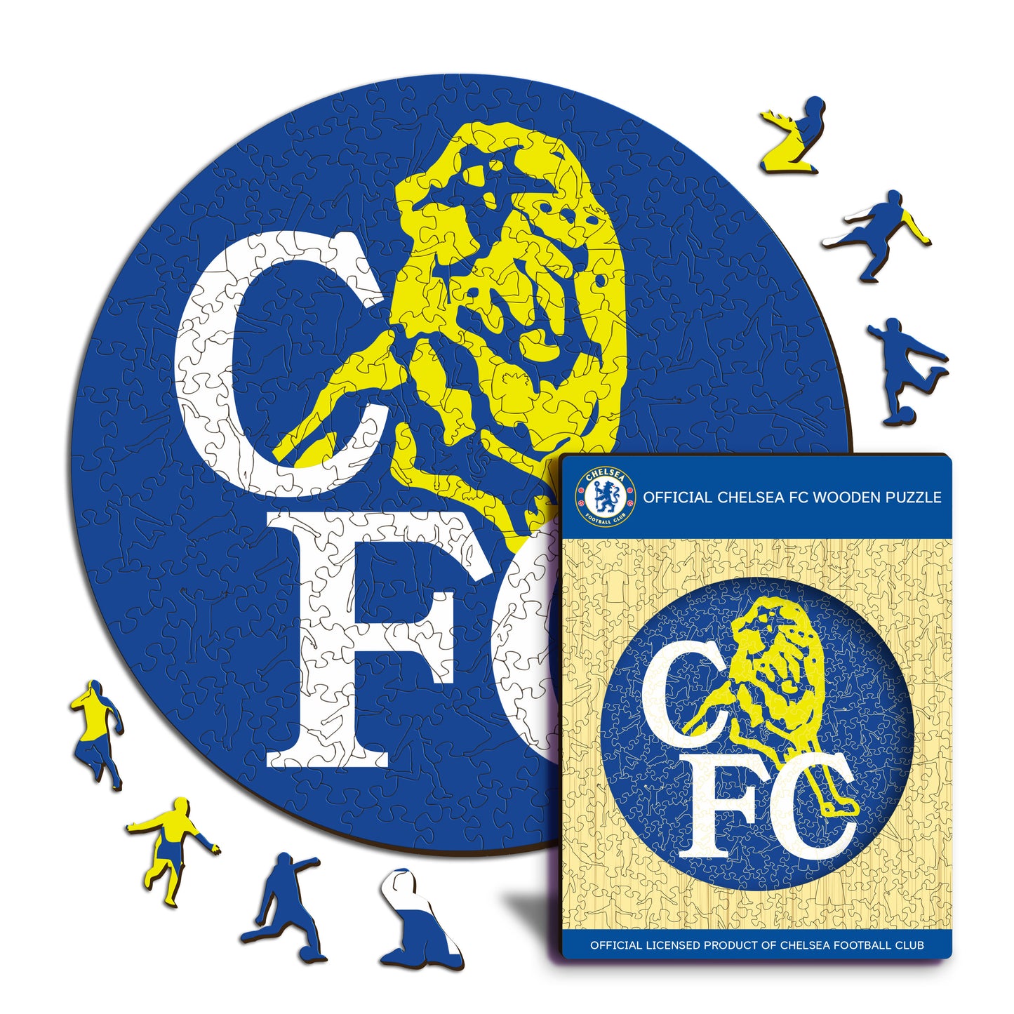 Chelsea FC® Retro Crest - Wooden Puzzle