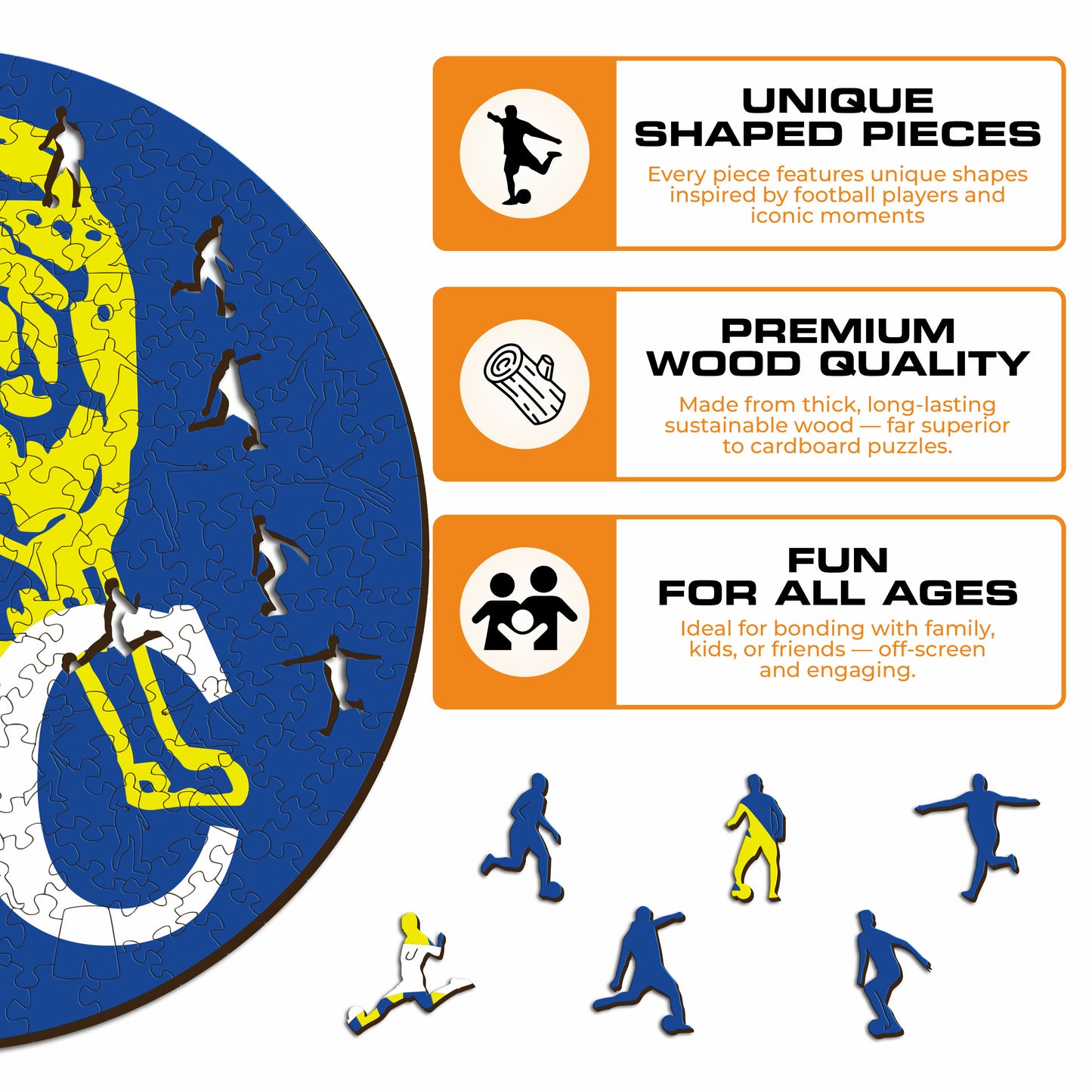 Chelsea FC® Retro Crest - Wooden Puzzle