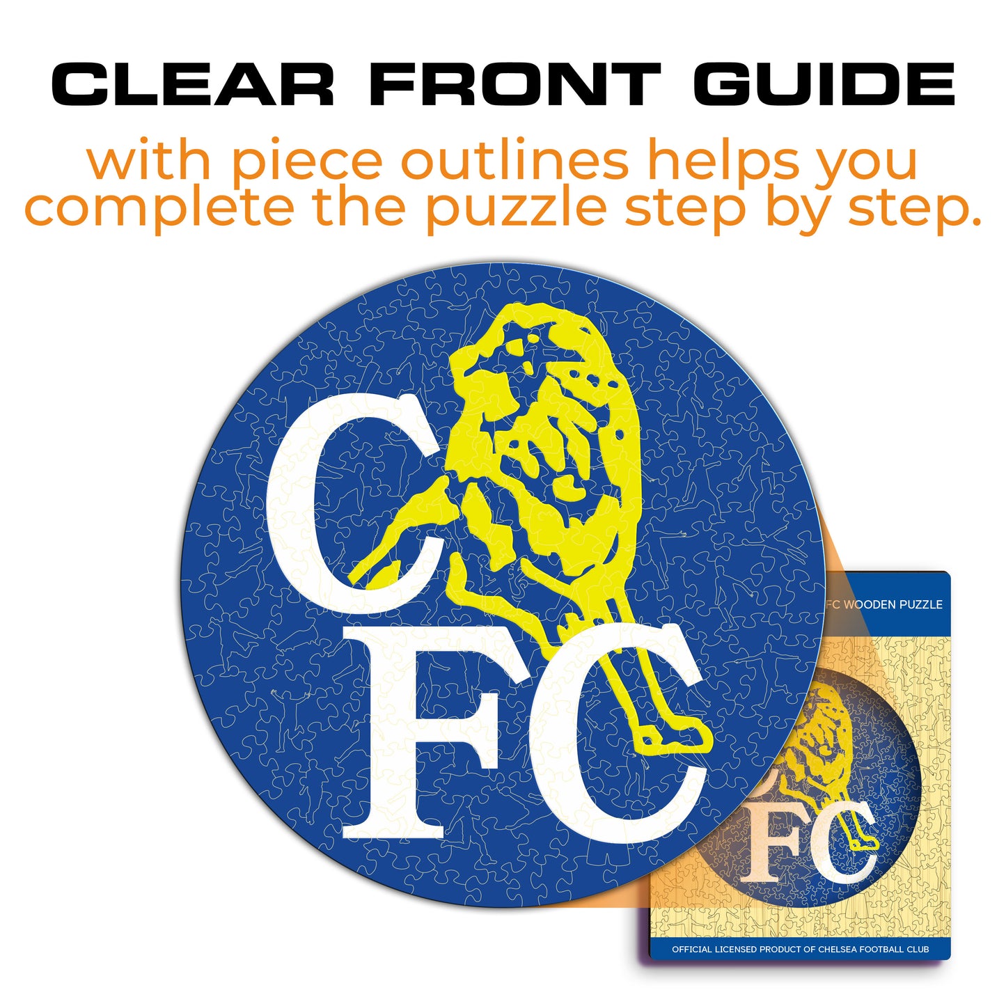 Chelsea FC® Retro Crest - Wooden Puzzle