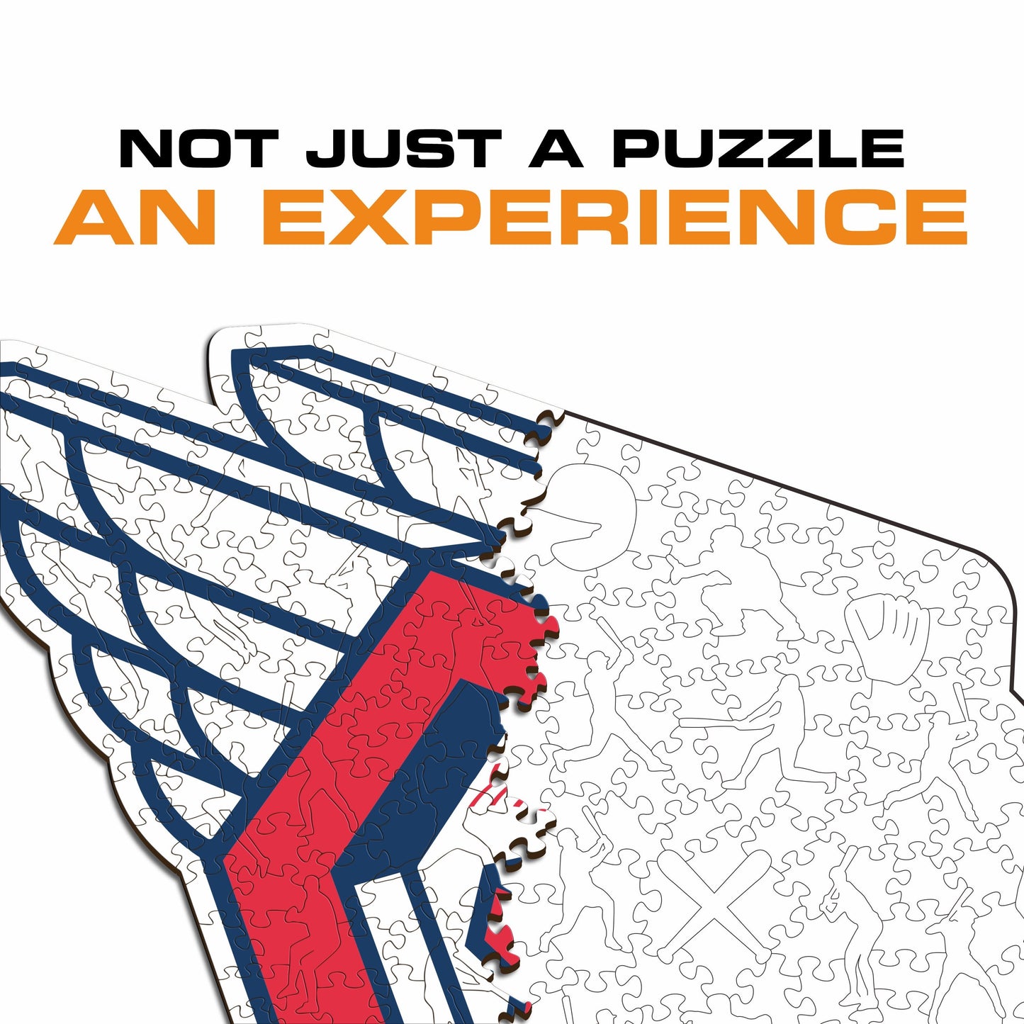 Cleveland Guardians™ Crest - Wooden Puzzle