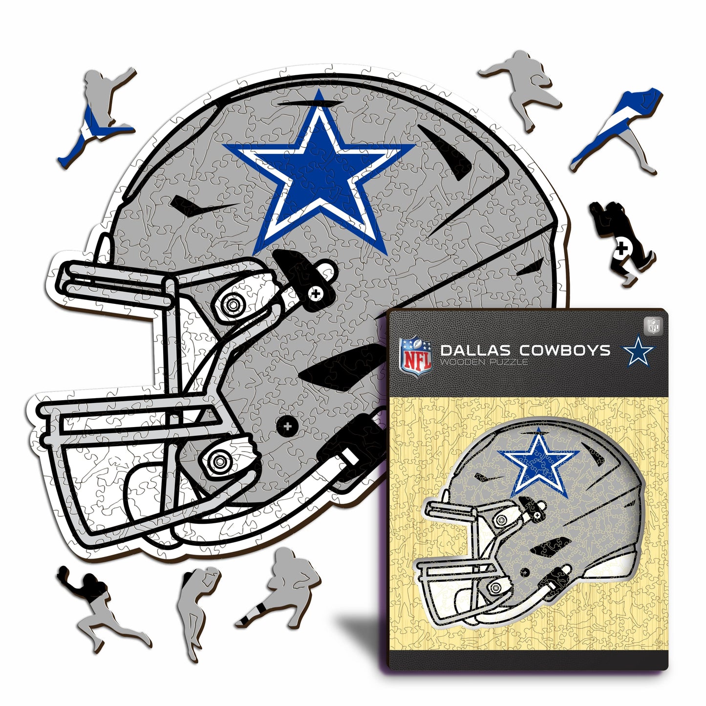 Dallas Cowboys™ Helmet - Wooden Puzzle