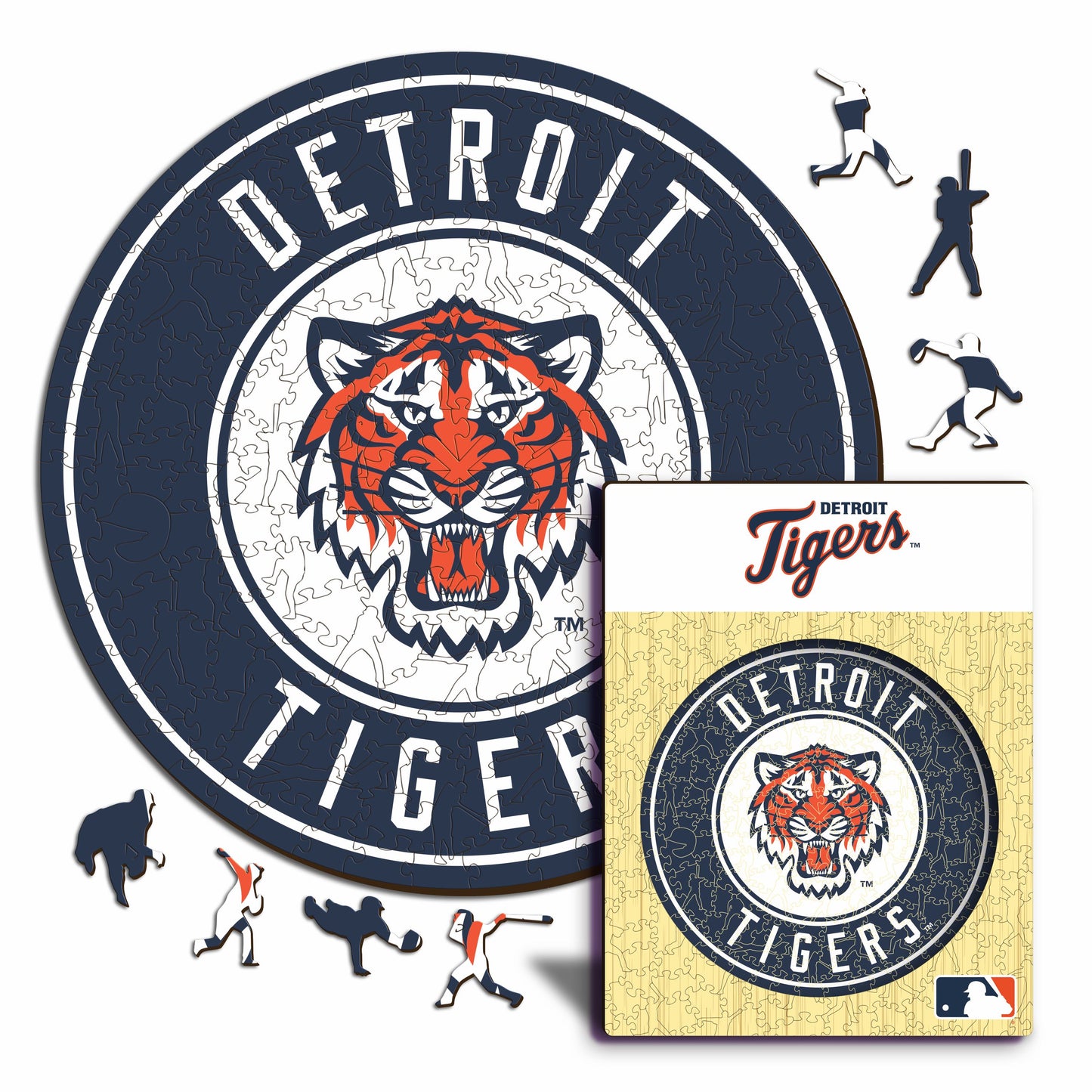 Detroit Tigers™ Crest - Wooden Puzzle