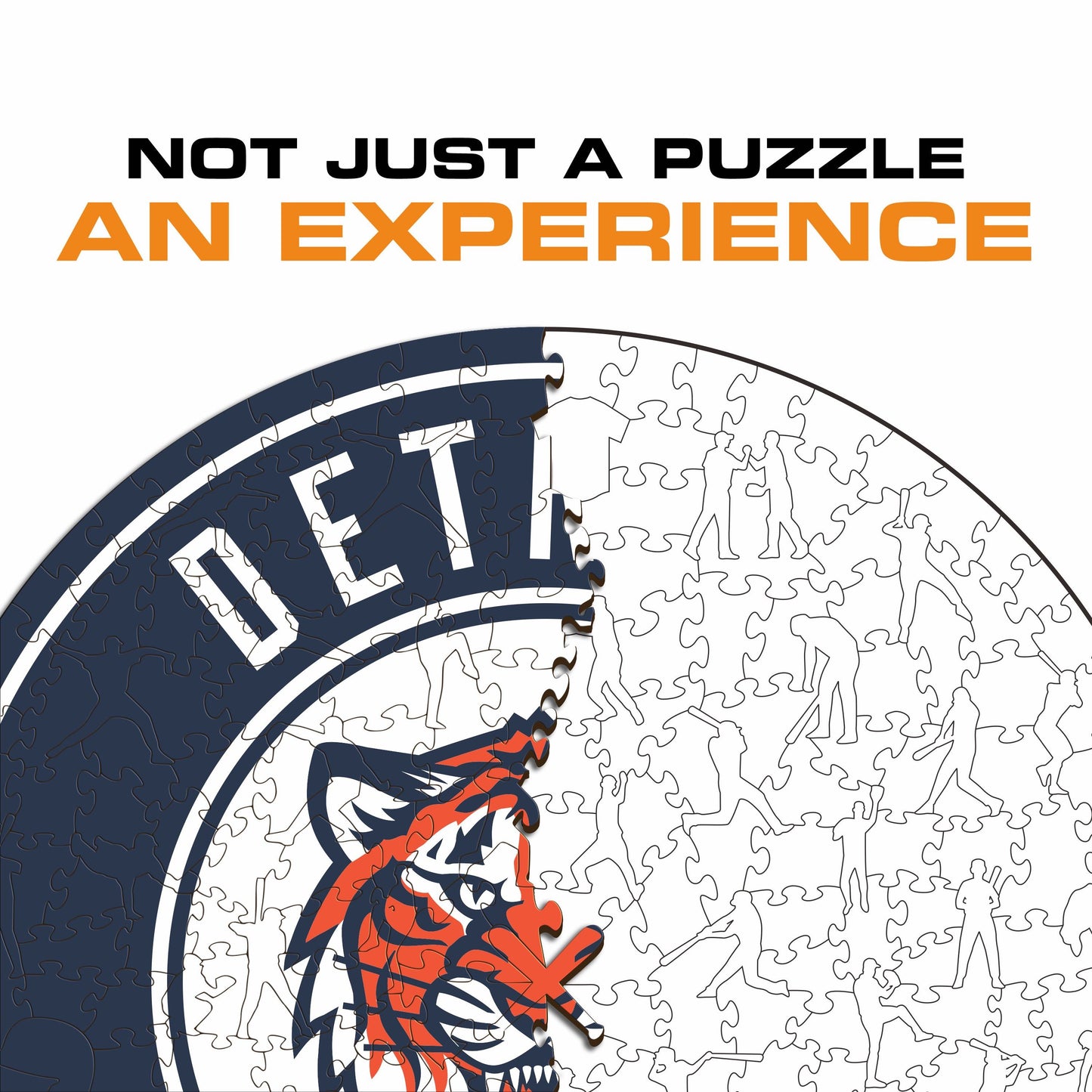 Detroit Tigers™ Crest - Wooden Puzzle