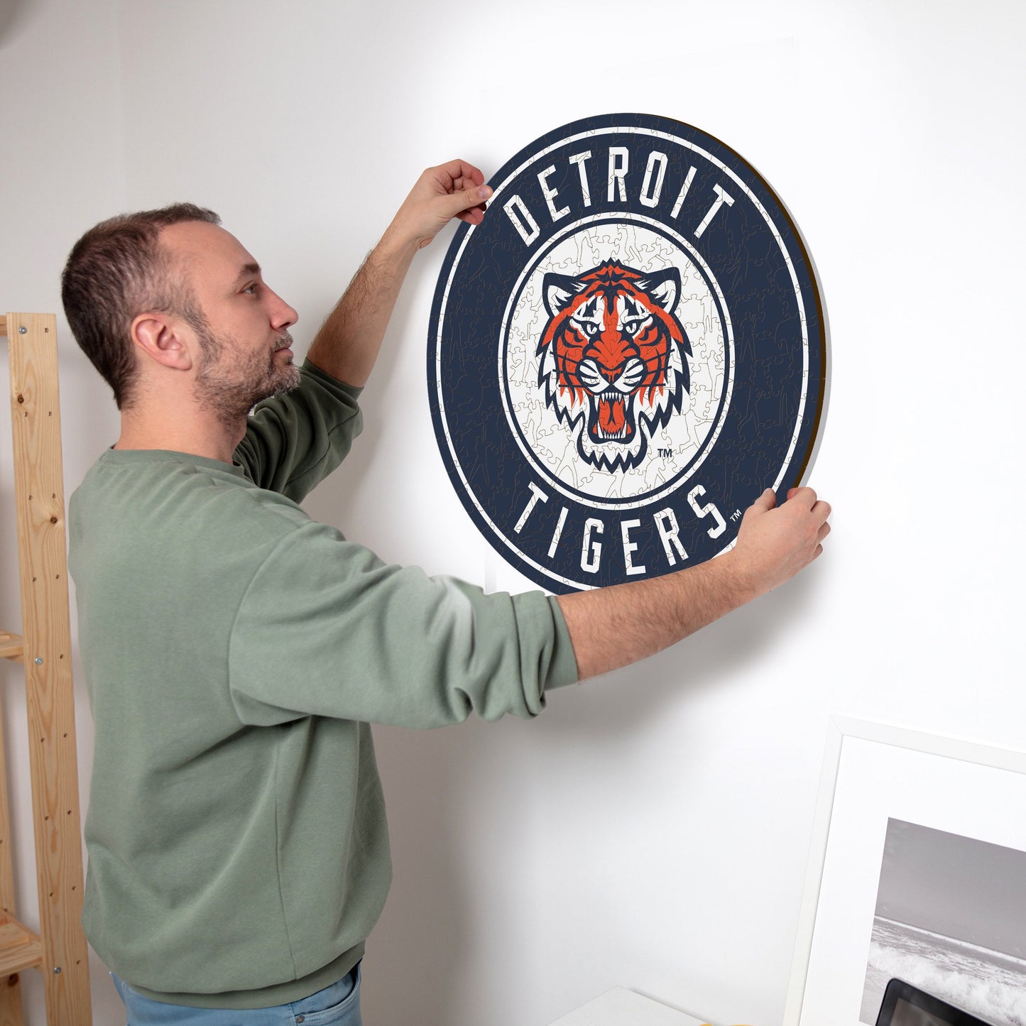 Detroit Tigers™ Crest - Wooden Puzzle