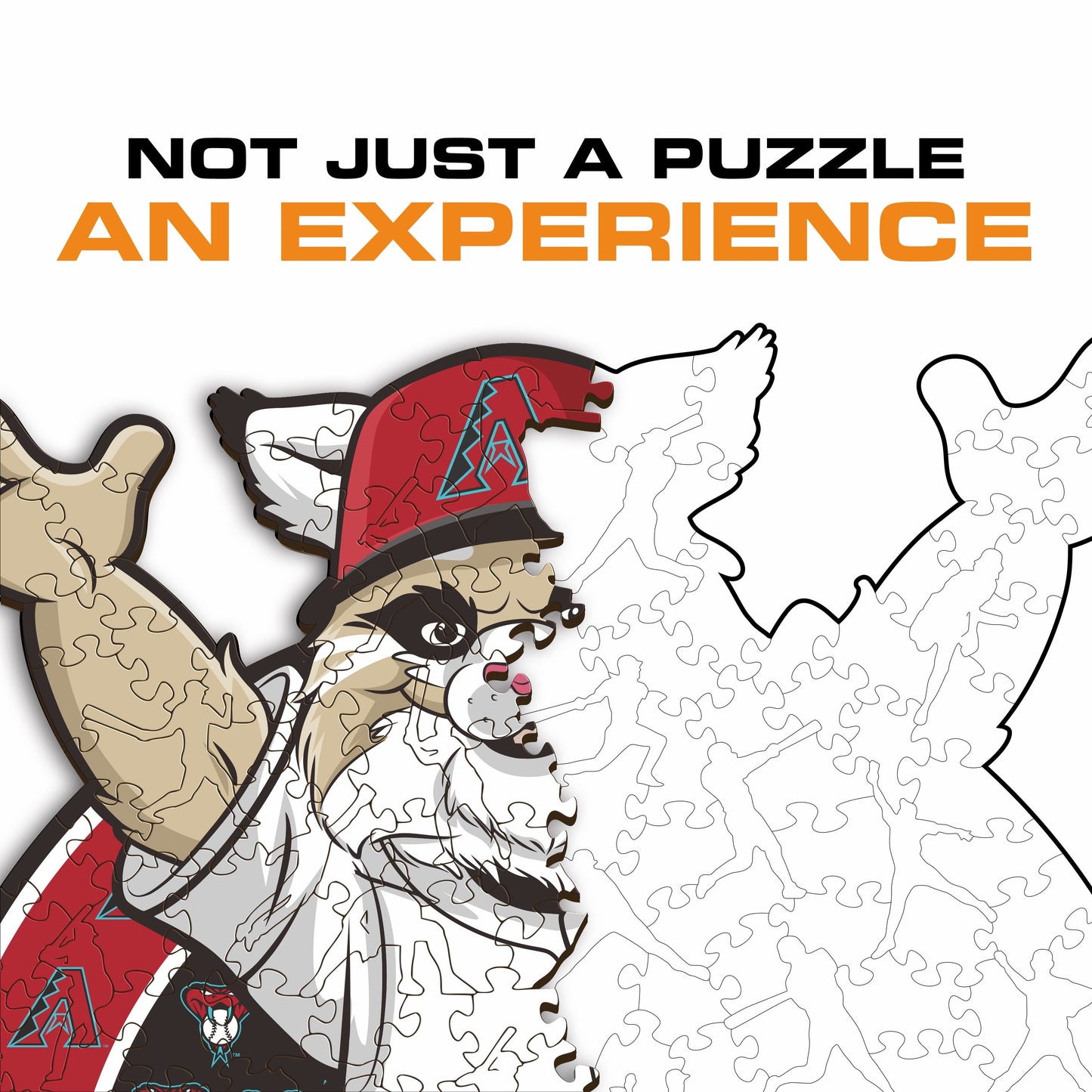 Arizona Diamondbacks™ Mascot - Wooden Puzzle