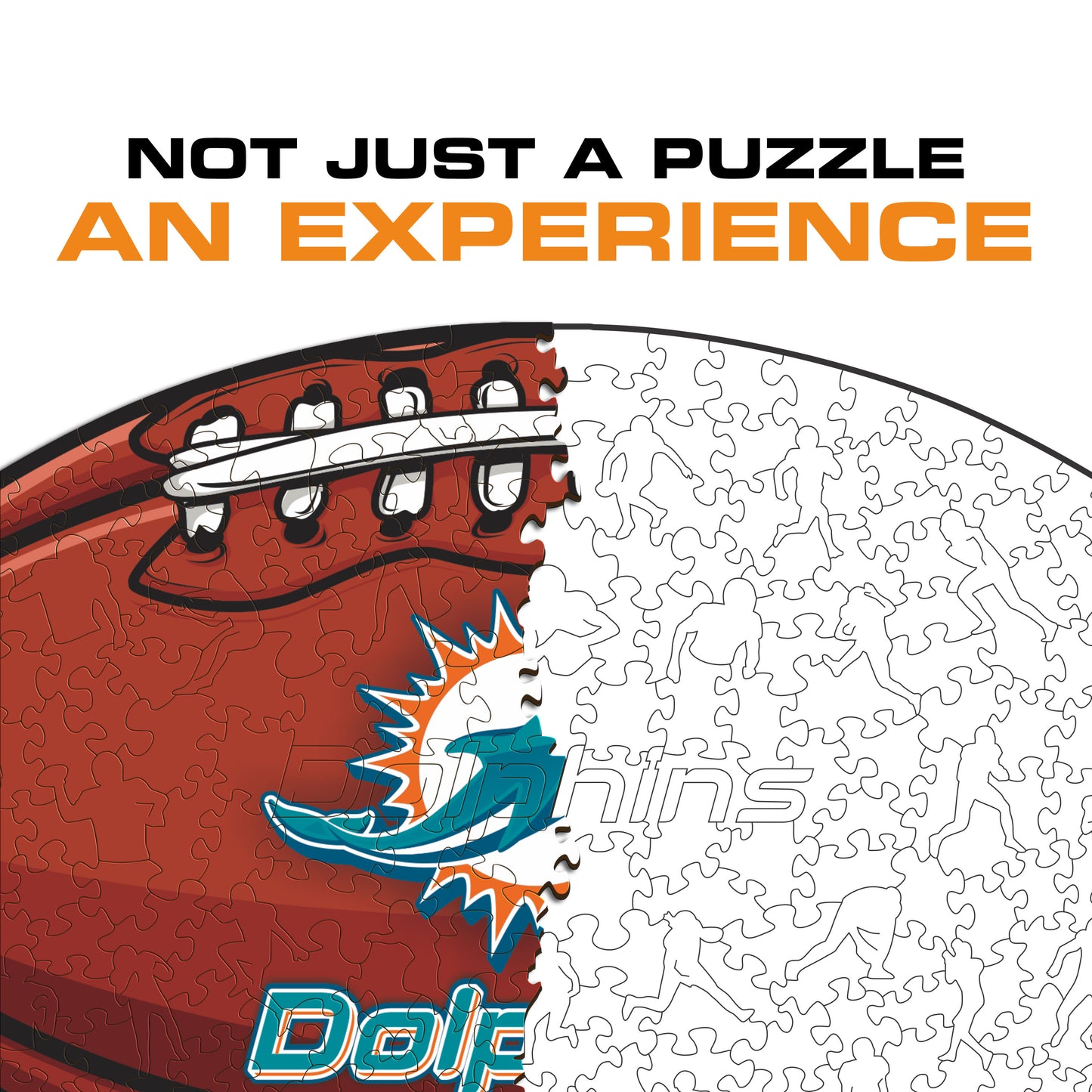 Miami Dolphins™ - Wooden Puzzle