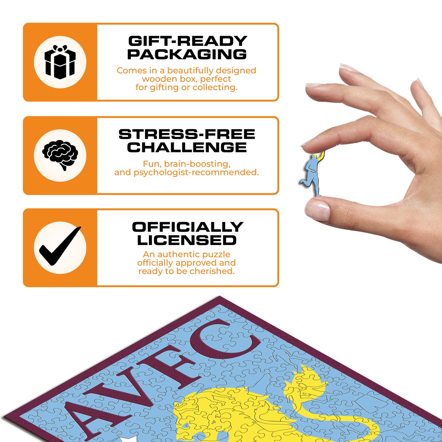 Aston Villa FC® Crest - Wooden Puzzle
