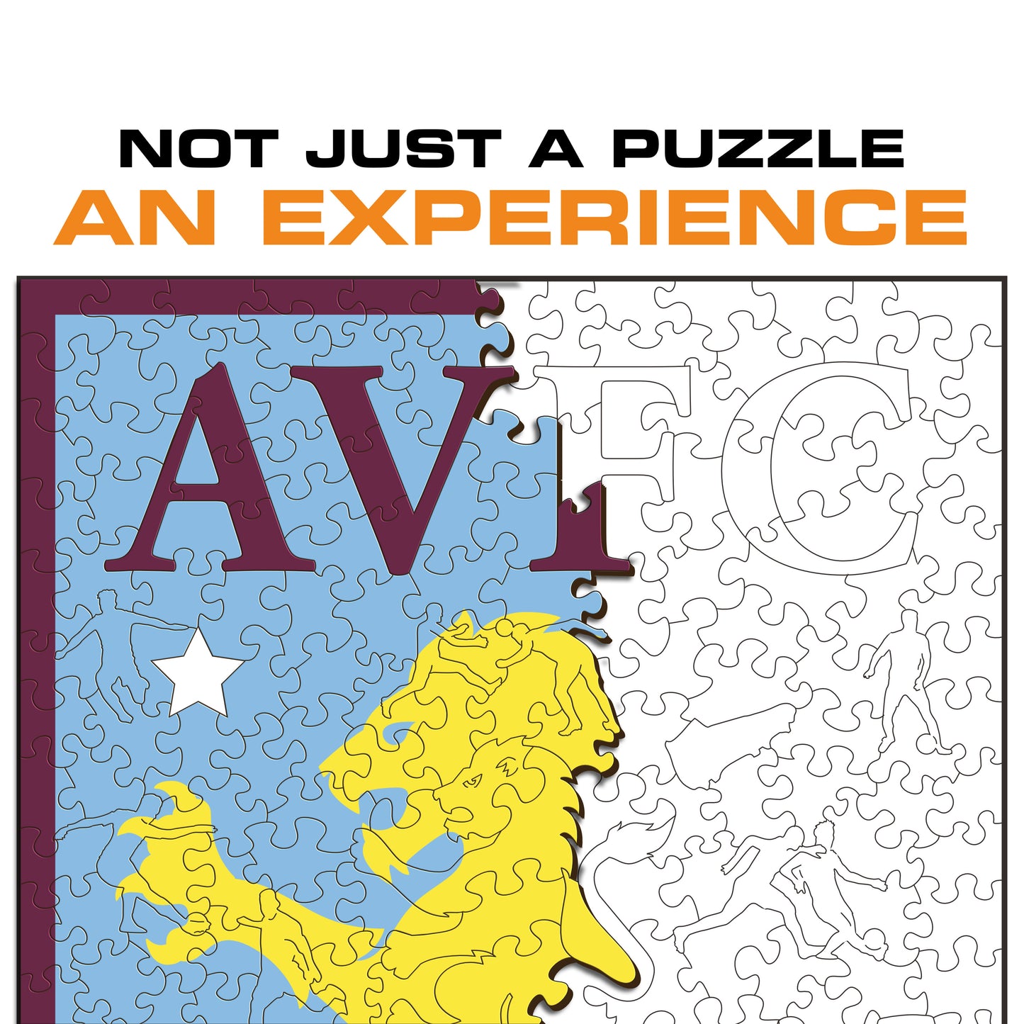 Aston Villa FC® Crest - Wooden Puzzle