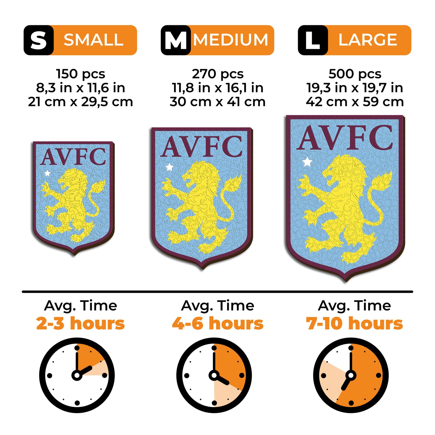 Aston Villa FC® Crest - Wooden Puzzle