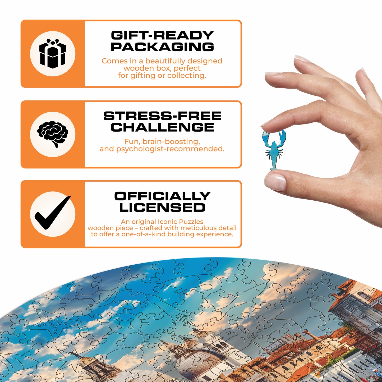 Beautiful Venice - Wooden Puzzle