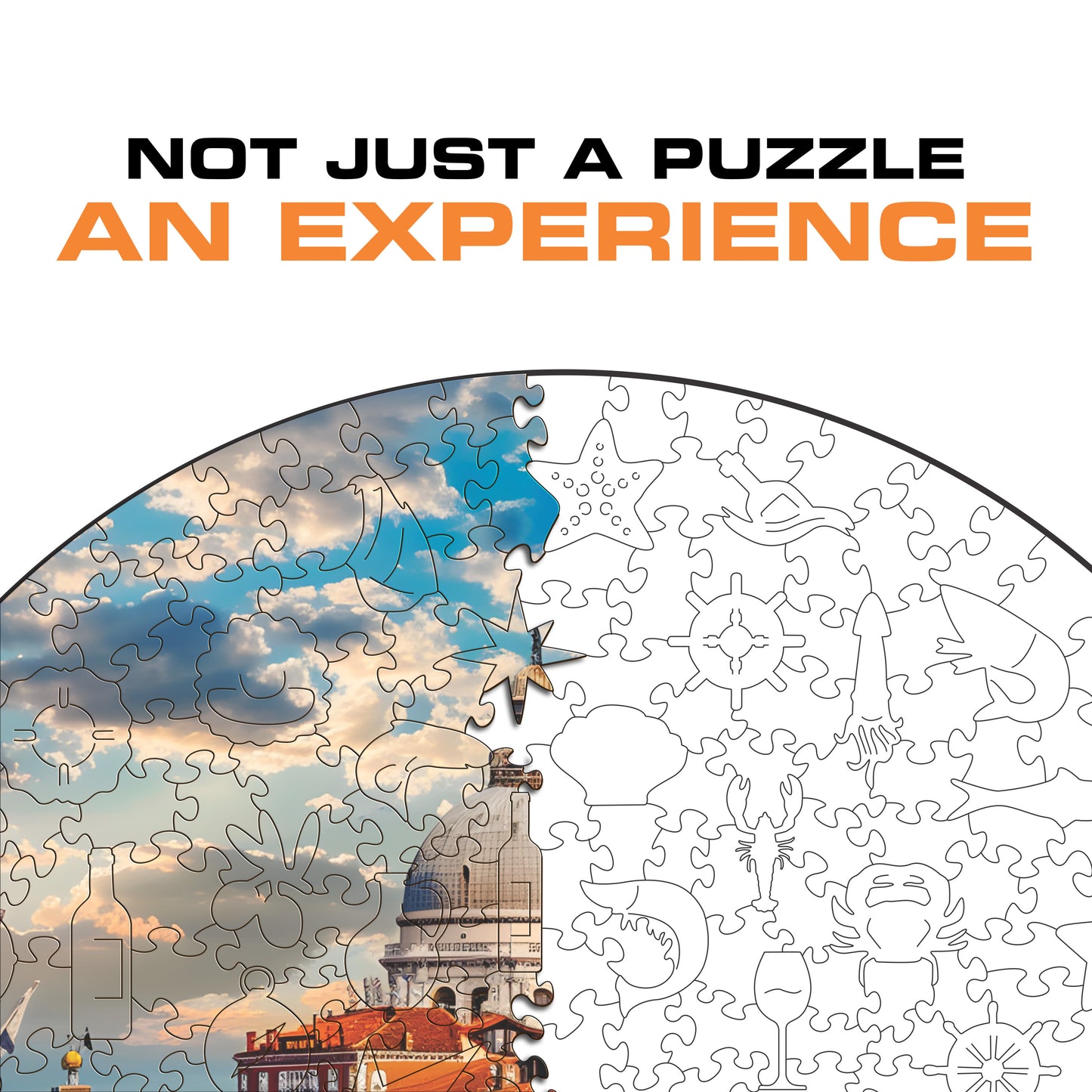 Beautiful Venice - Wooden Puzzle