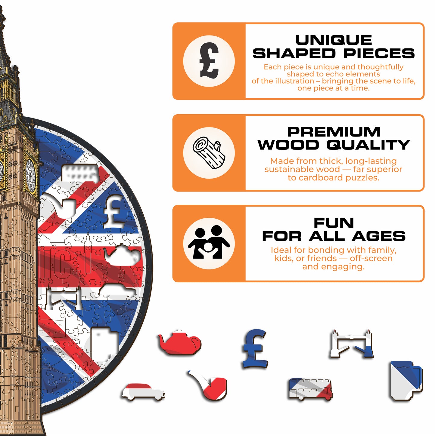 Big Ben - Wooden Puzzle