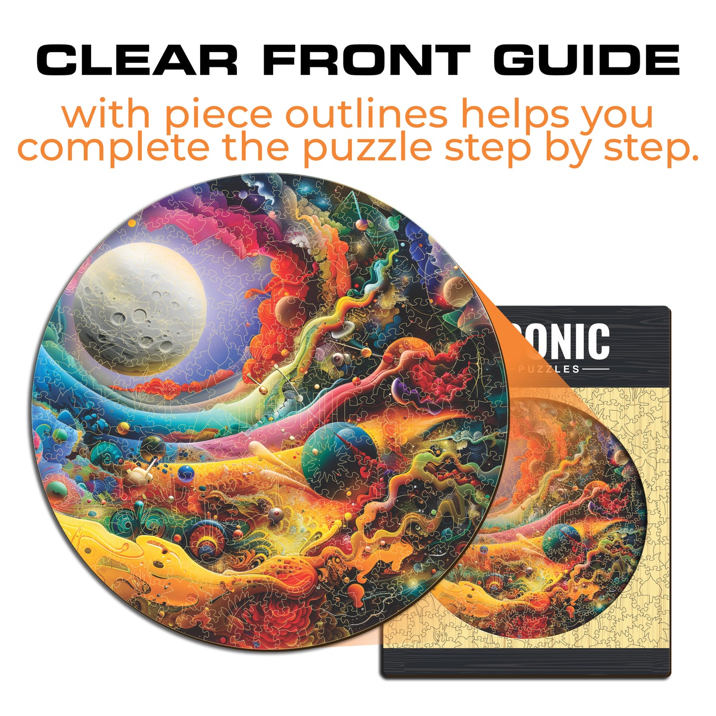 Powerful Moon - Wooden Puzzle