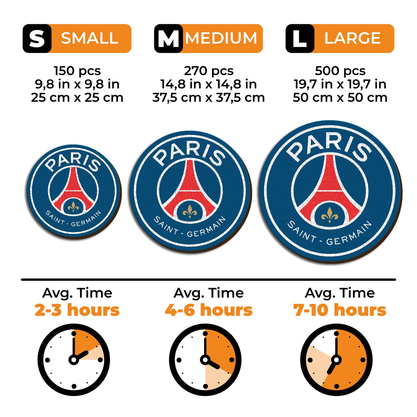 PSG FC® Crest - Wooden Puzzle