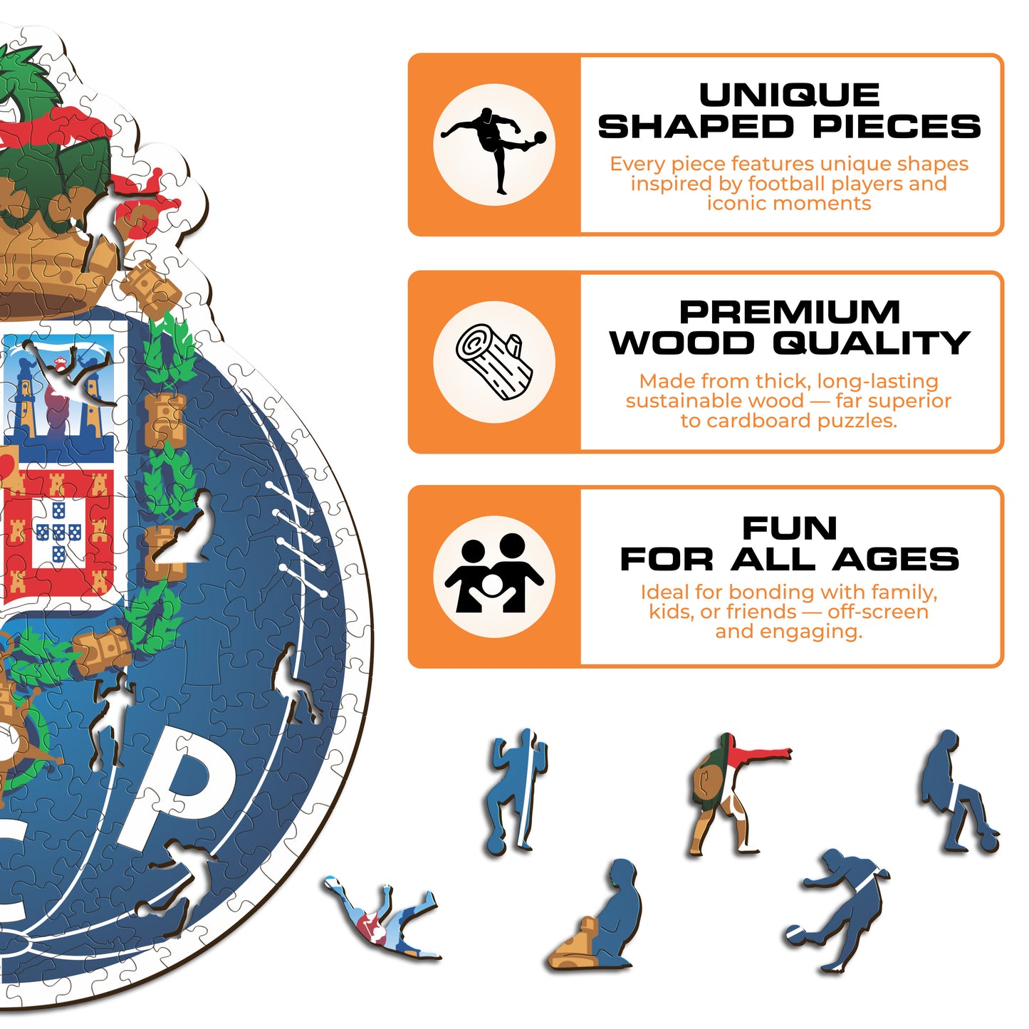 FC Porto® Crest - Wooden Puzzle