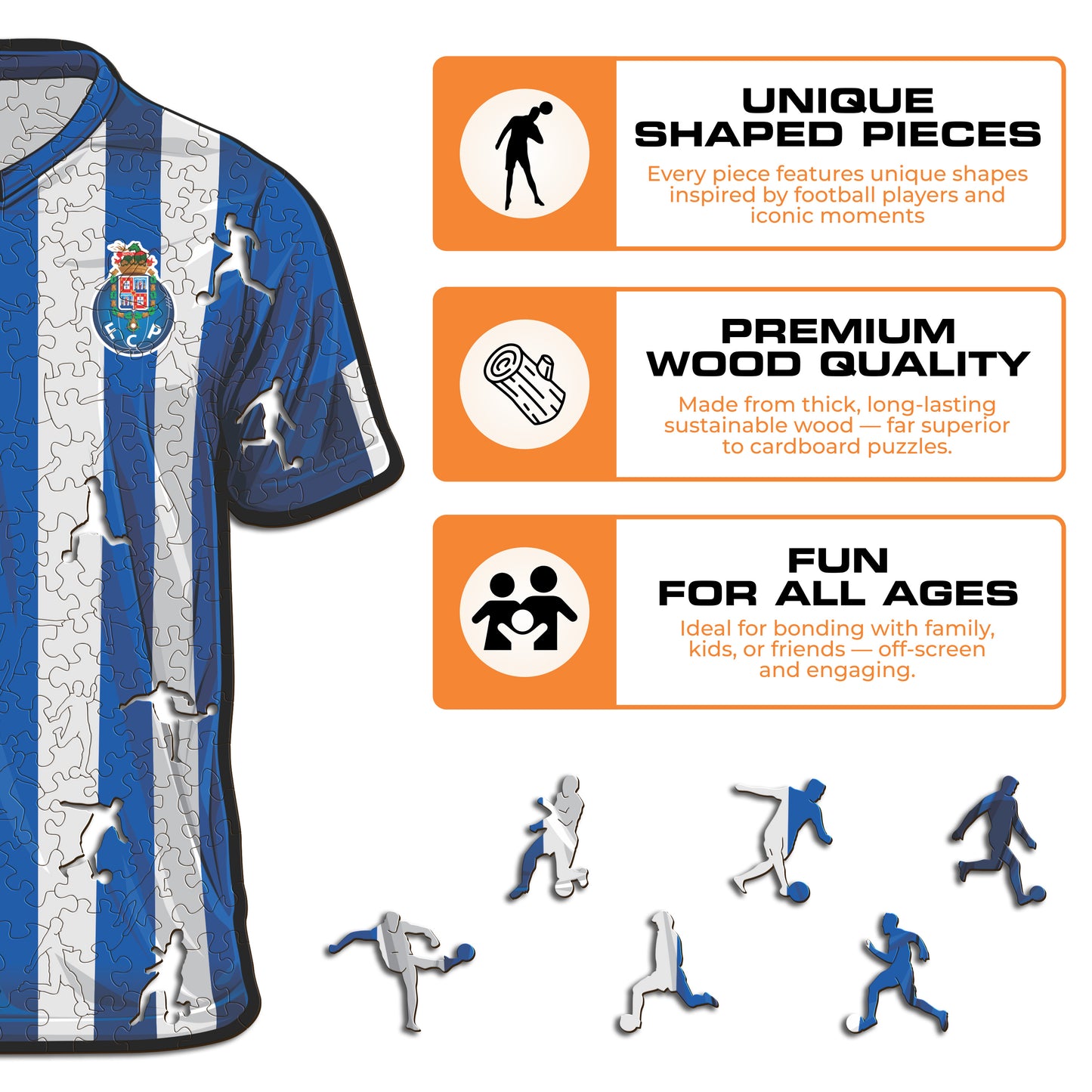 FC Porto® Jersey - Wooden Puzzle