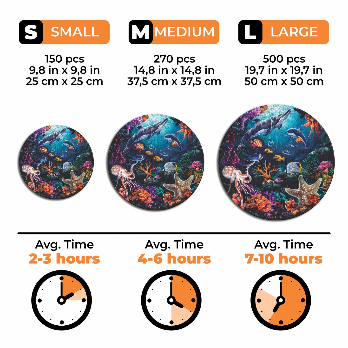 Sea Animals - Wooden Puzzle