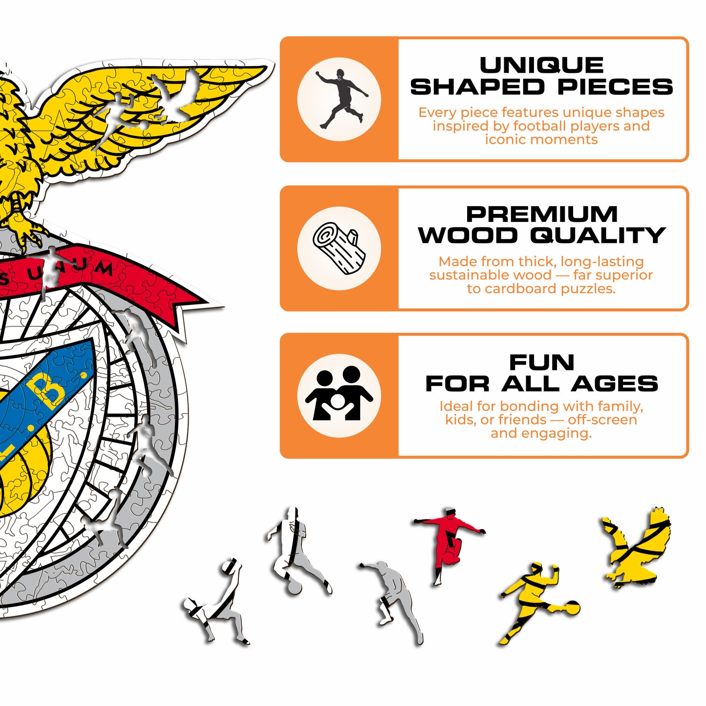 SL Benfica® Crest - Wooden Puzzle