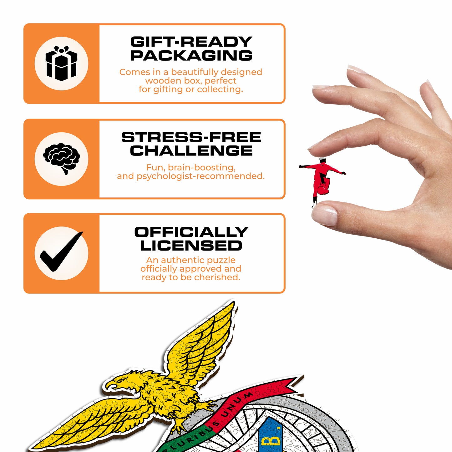 SL Benfica® Crest - Wooden Puzzle