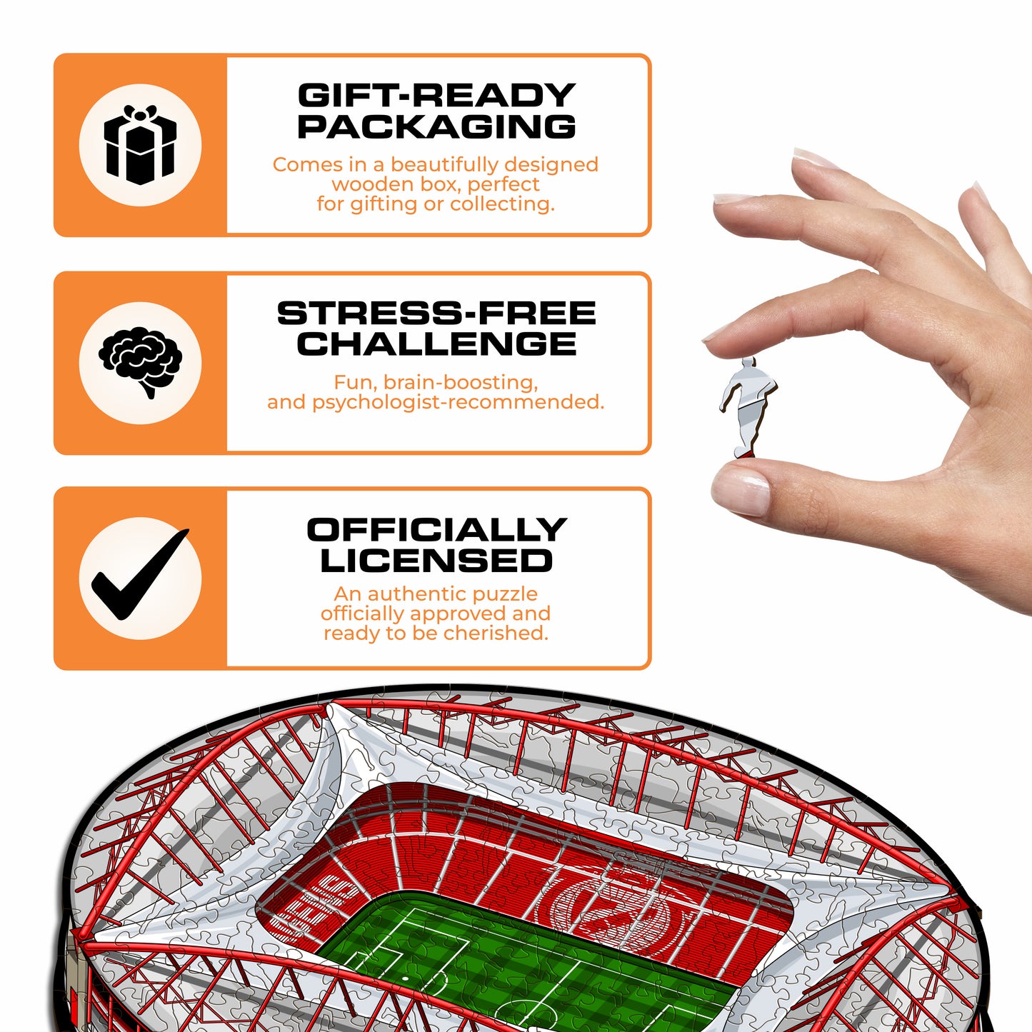SL Benfica® Estàdio da Luz - Wooden Puzzle