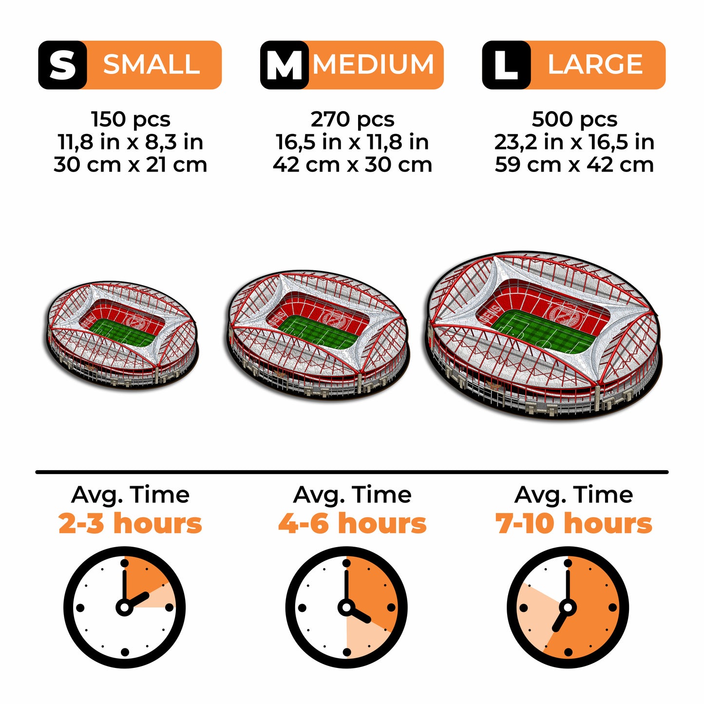 SL Benfica® Estàdio da Luz - Wooden Puzzle