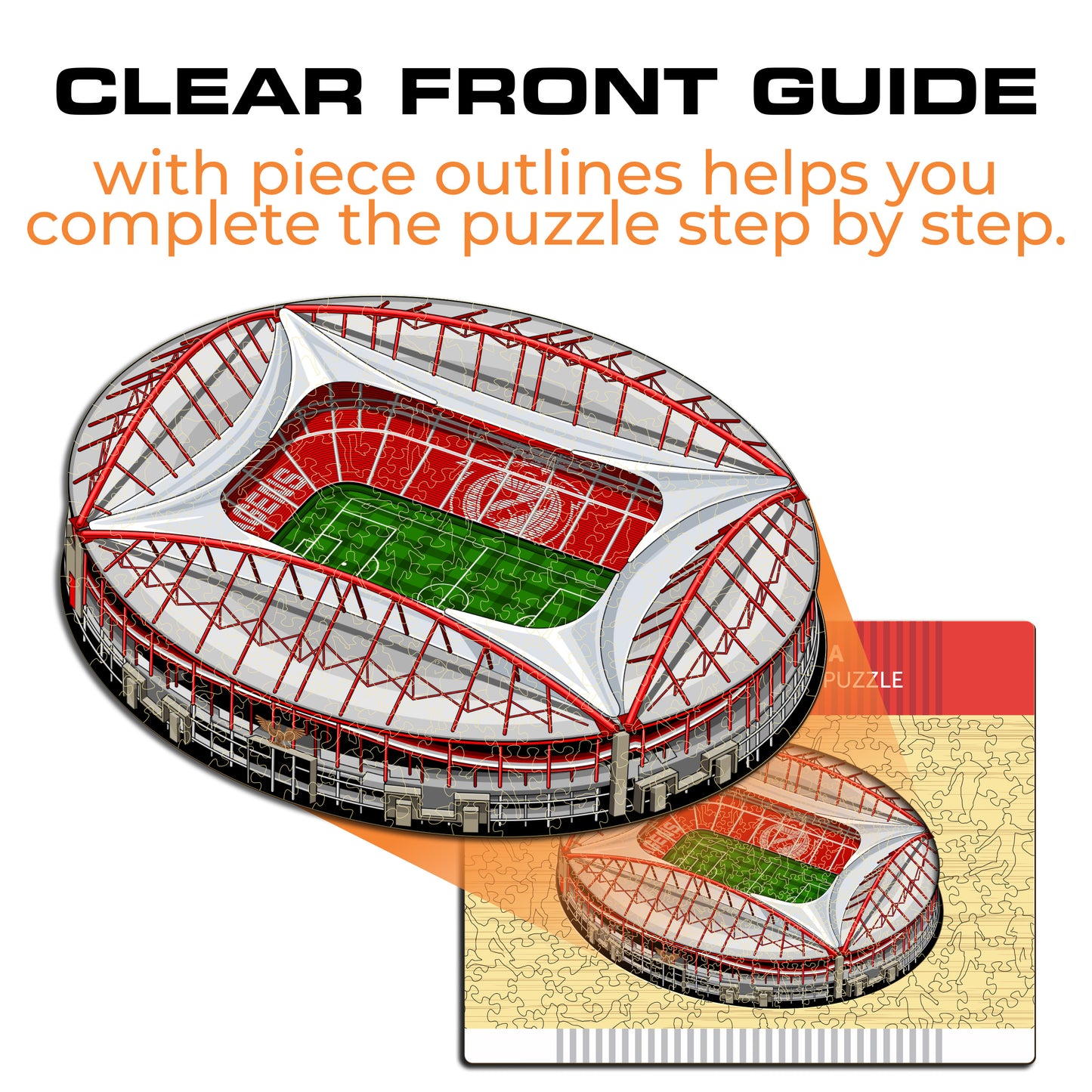 SL Benfica® Estàdio da Luz - Wooden Puzzle