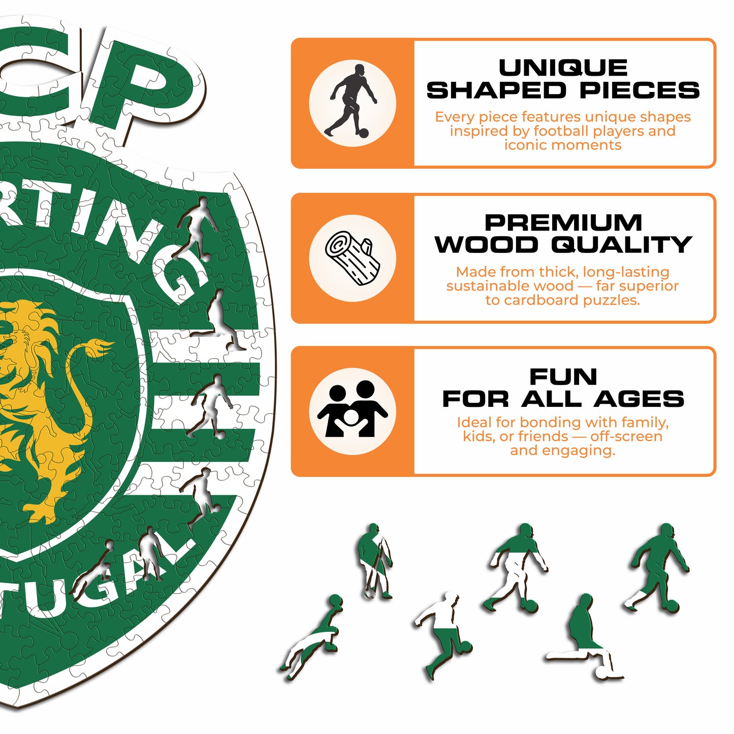 Sporting CP® Crest - Wooden Puzzle