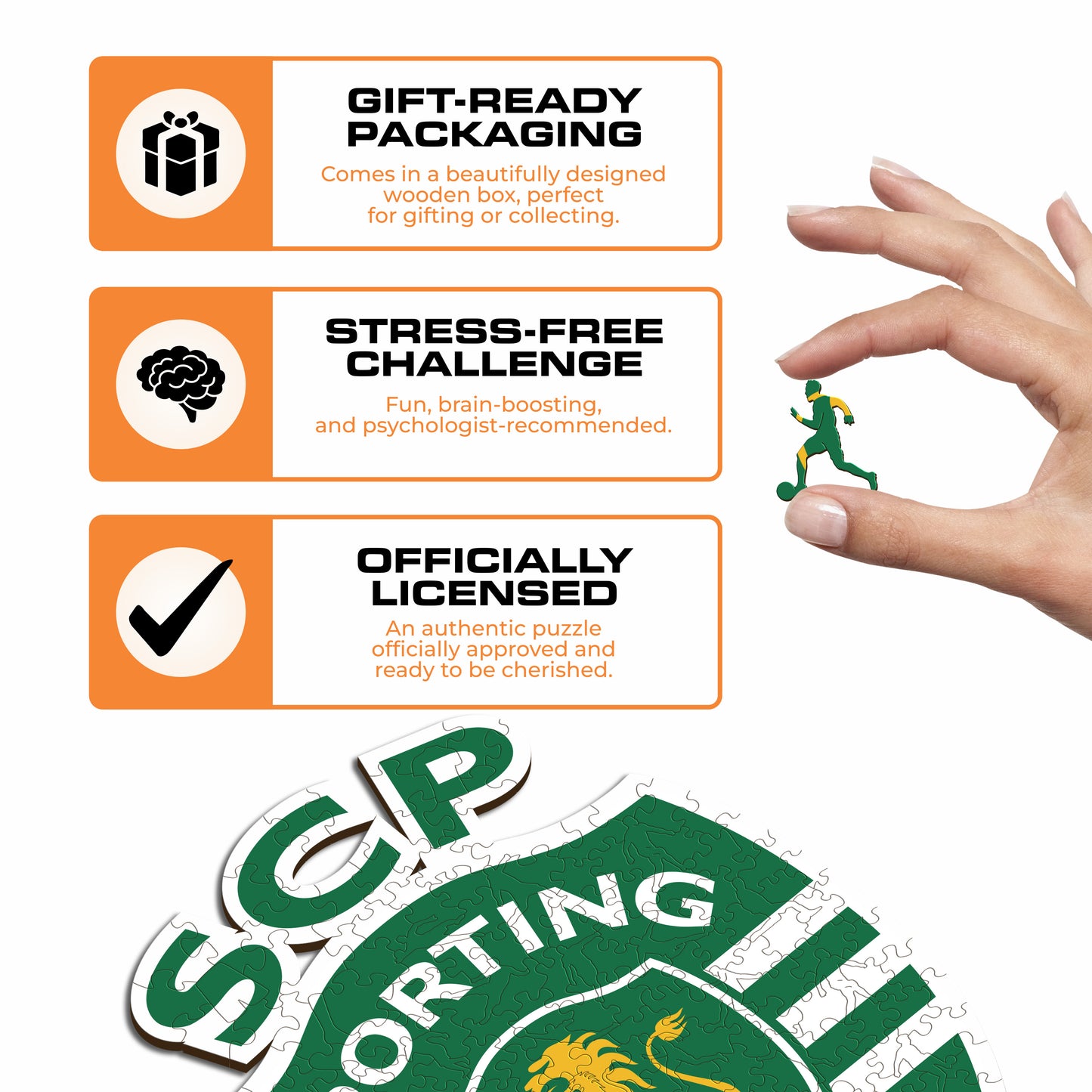Sporting CP® Crest - Wooden Puzzle
