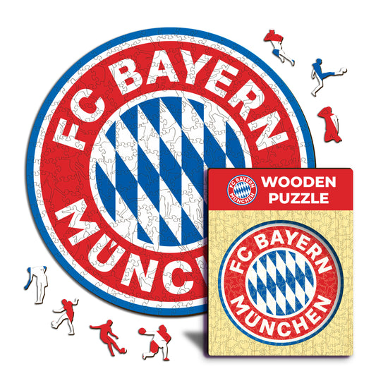 FC Bayern Munich® Crest - Wooden Puzzle