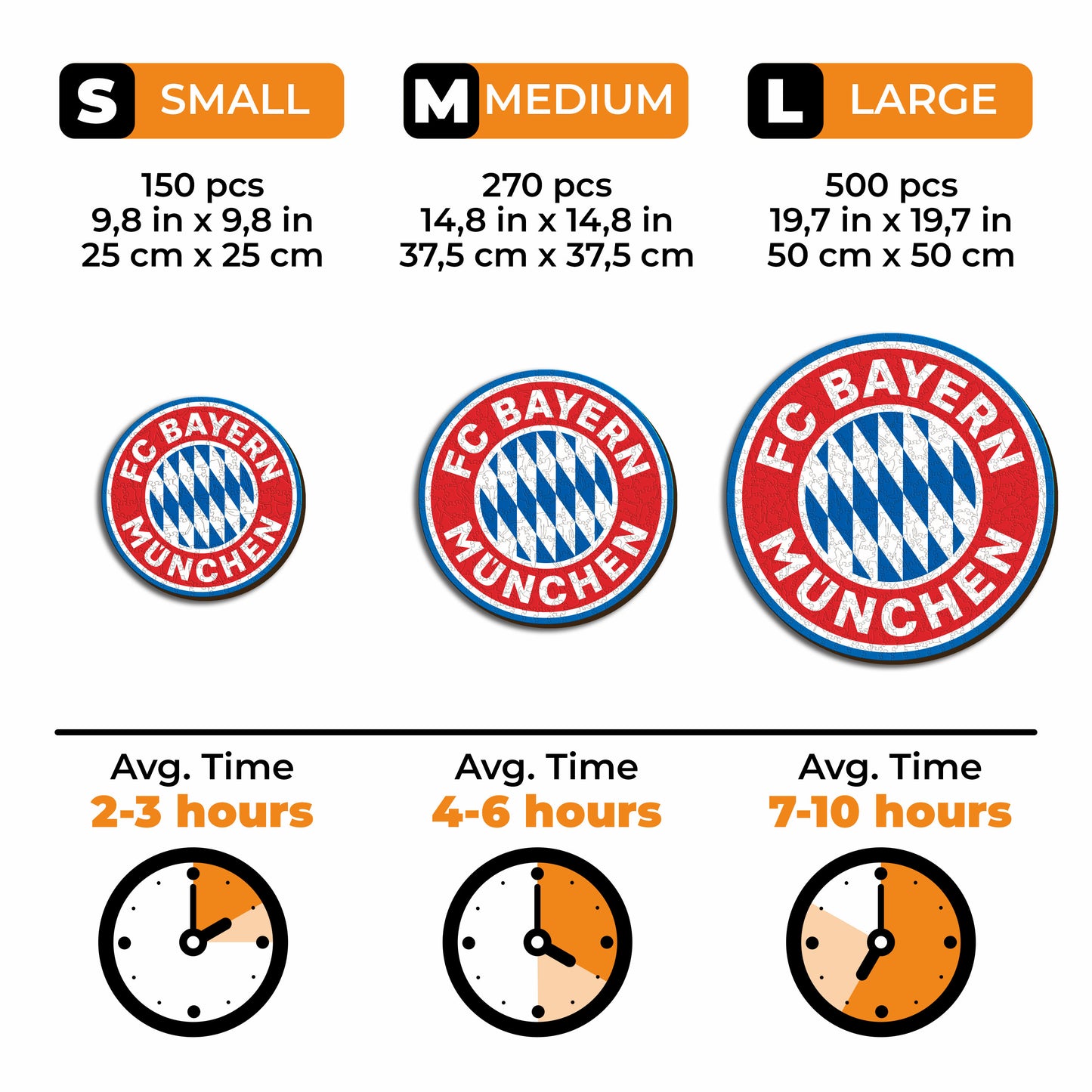 FC Bayern Munich® Crest - Wooden Puzzle